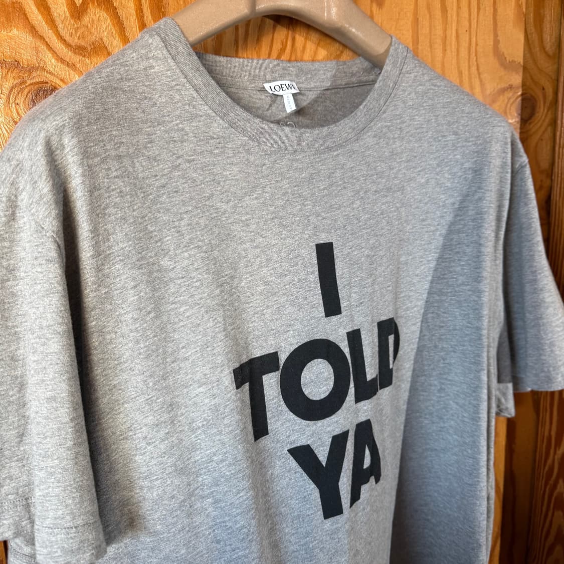로에베 24 S/S I told ya 아나그램 반팔 티셔츠 판매 합니다. 상품이미지4