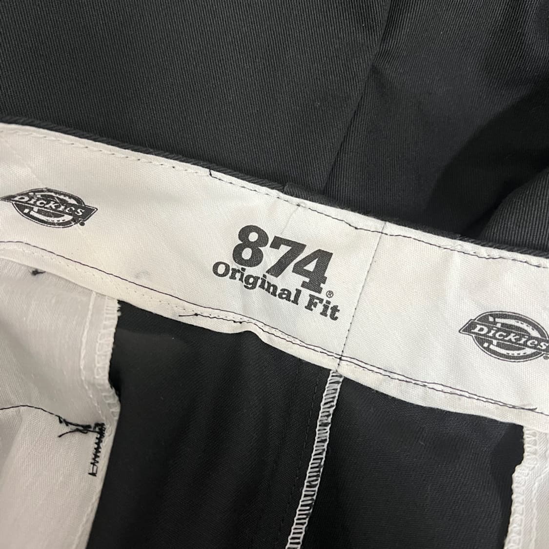 디키즈 874 오리지날핏 블랙 워크 팬츠 면바지 32 상품이미지4