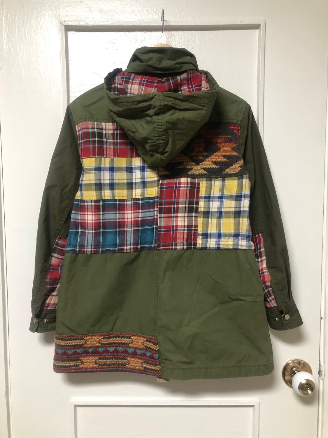 히피 패치워크 야상 상품이미지2