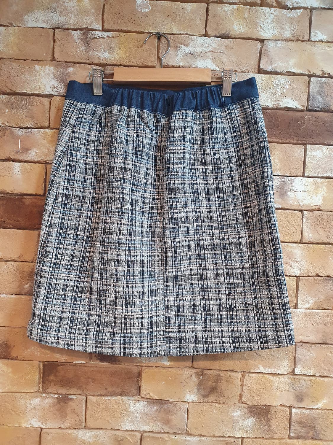 새상품)L'ECCOVE 트위드 데님 투피스 FRE 상품이미지5