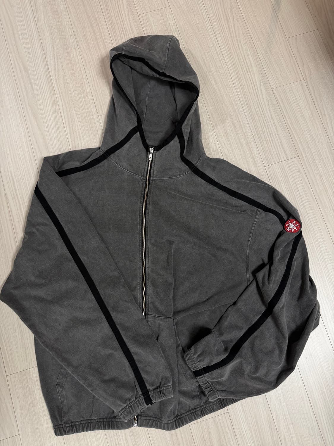 [XL] 카브엠트 오버다이 테이프트 집업 상품이미지1