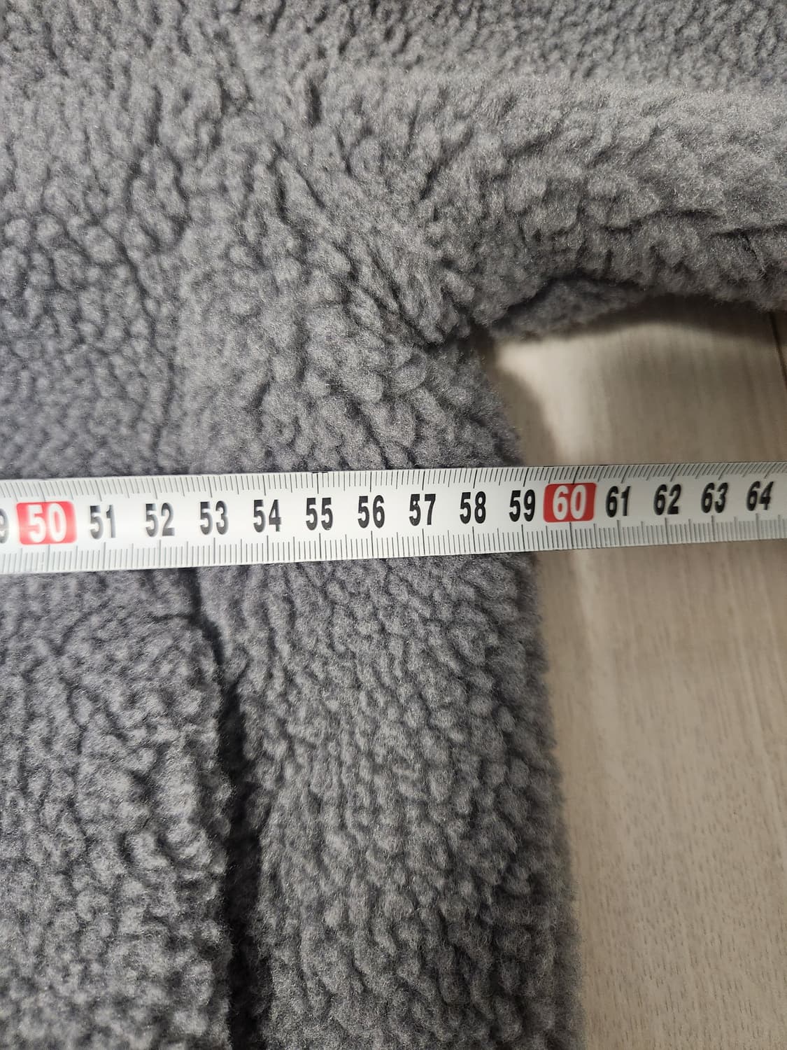 새상품급) 디스커버리 여성 코트형 롱플리스 자켓 사이즈95 m 다크블루 상품이미지2