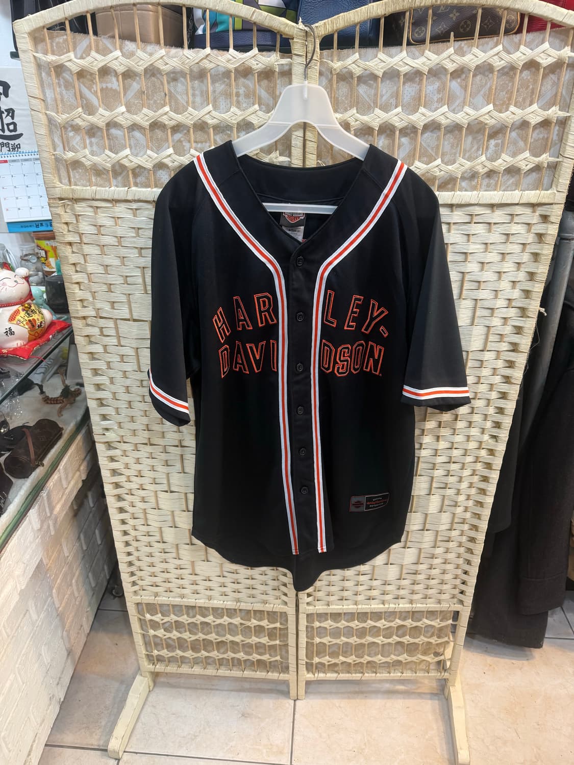 100-105 정품 할리데이비슨 베이스볼 저지 셔츠 팝니다 상품이미지1