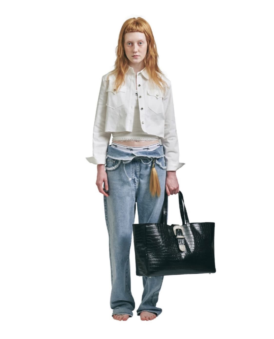 플리즈 프로젝트 폴드 데님 팬츠 상품이미지1