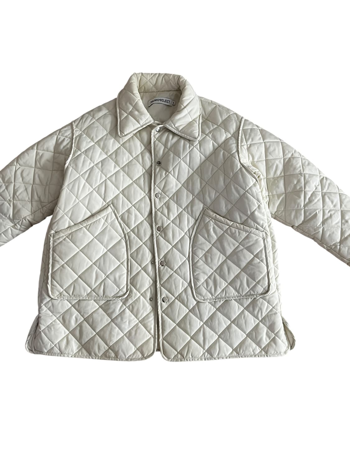 트렁크프로젝트 퀼팅 자켓 아이보리 S 상품이미지1