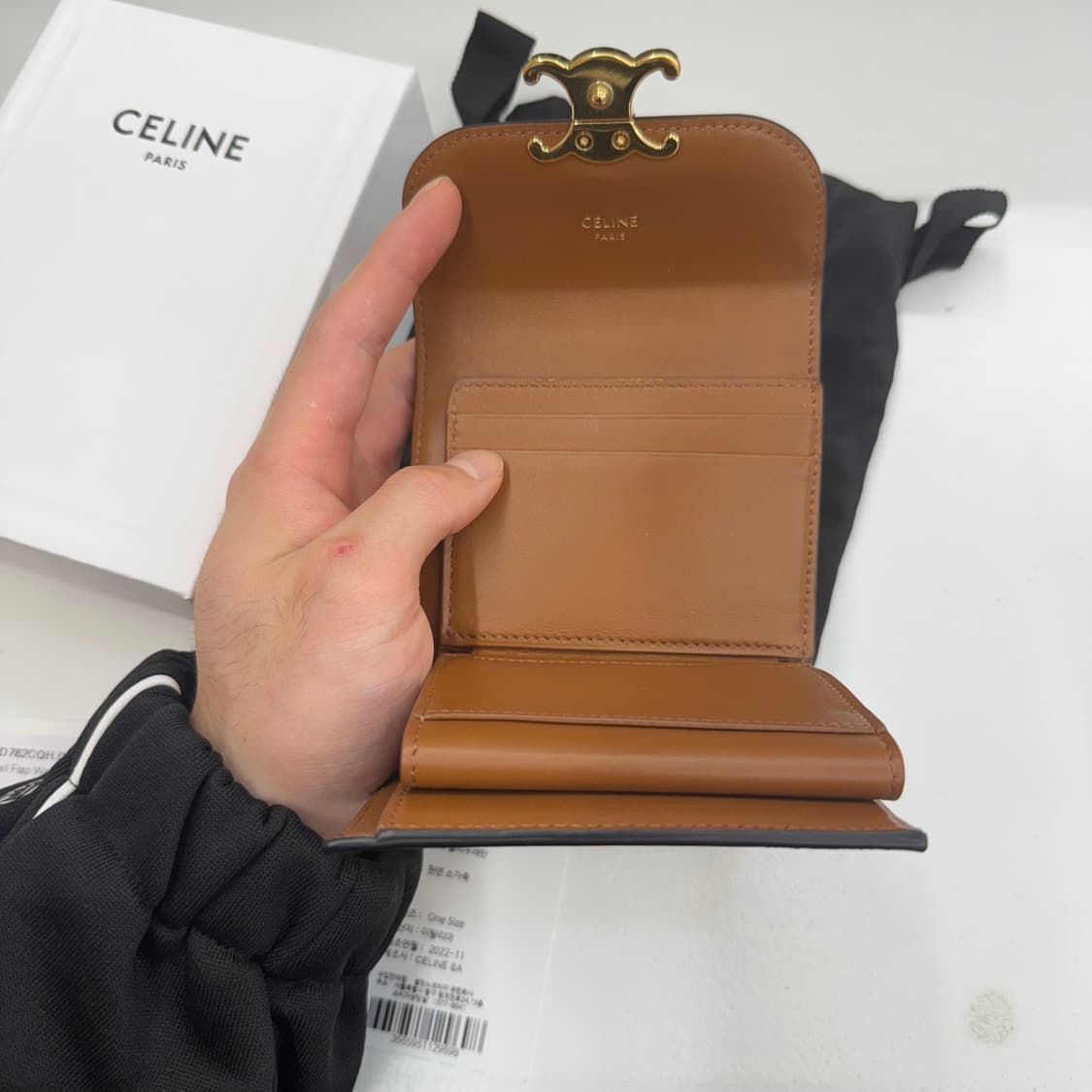 [풀박스] 셀린느 트리오페 반지갑 탄 상품이미지4