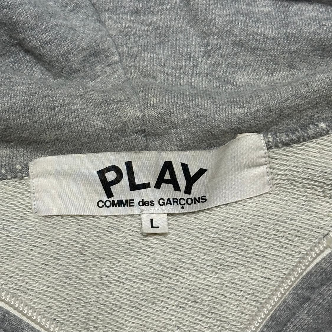 L 꼼데가르송 후드집업 상품이미지4