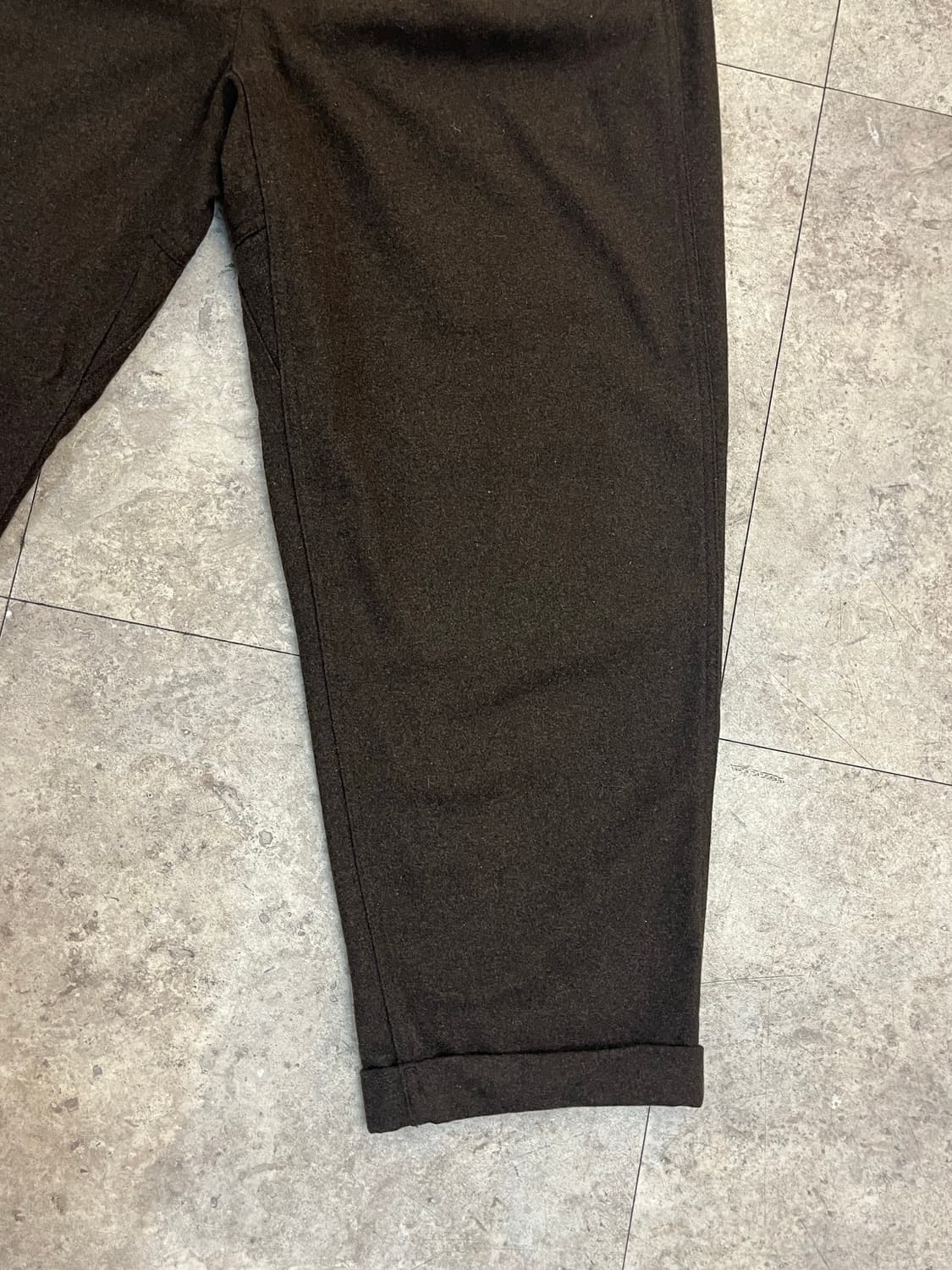 그라미치 울 팬츠 브라운 XL #csz3401 상품이미지6