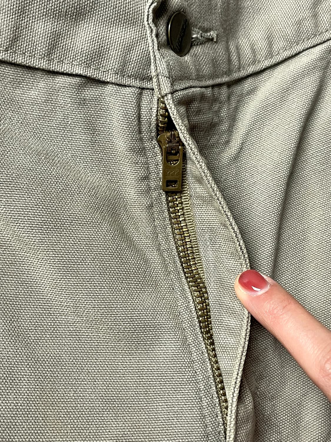 CARHARTT 칼하트 빈티지 베이지 싱글니 팬츠 상품이미지5