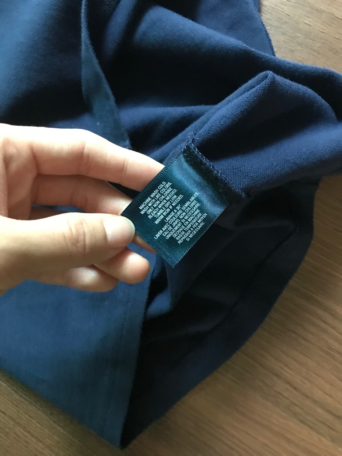 폴로 랄프로렌 빅포니로고 네이비 카라티 상품이미지8