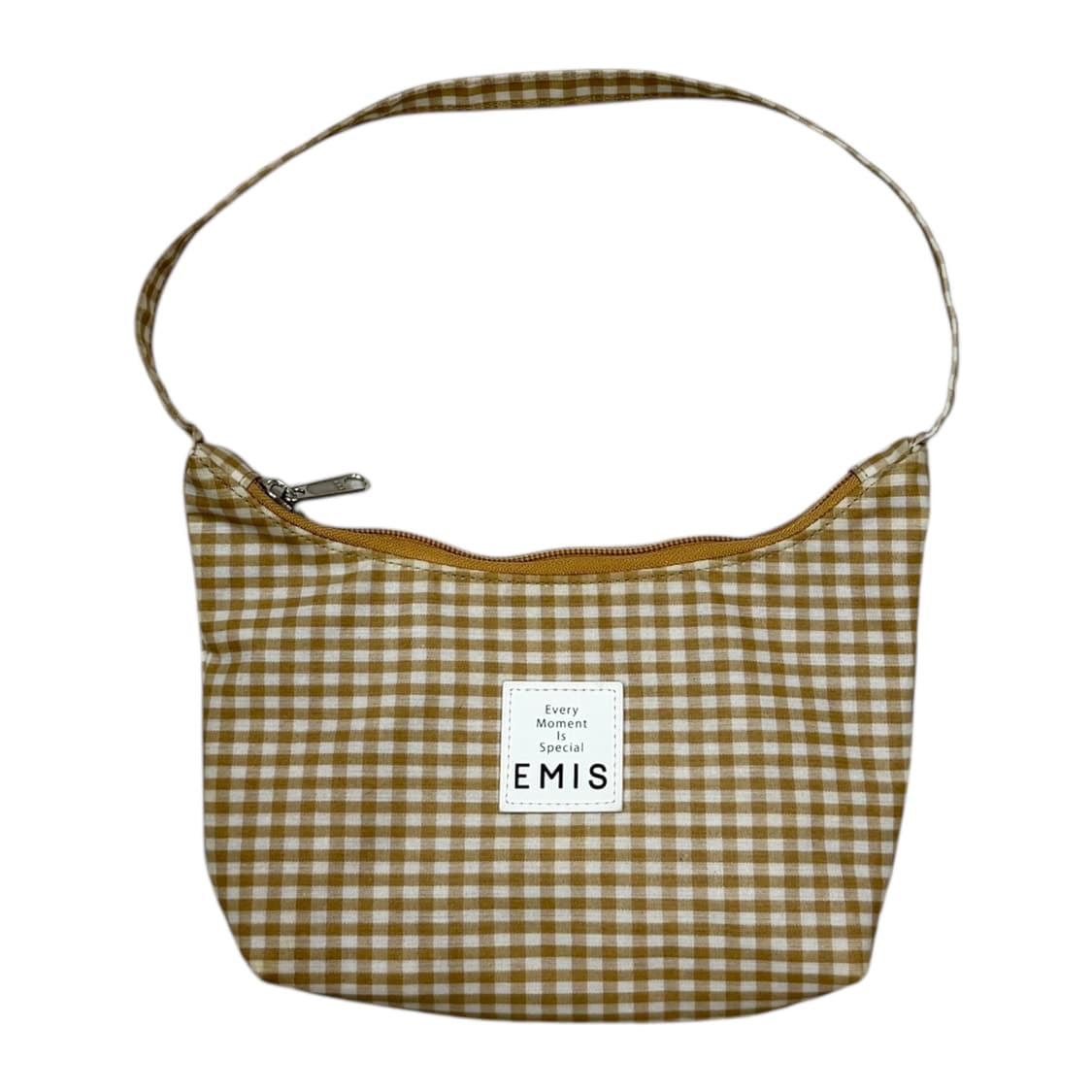 EMIS 이미스 체크 호보백 미니백 옐로우 가방 상품이미지1
