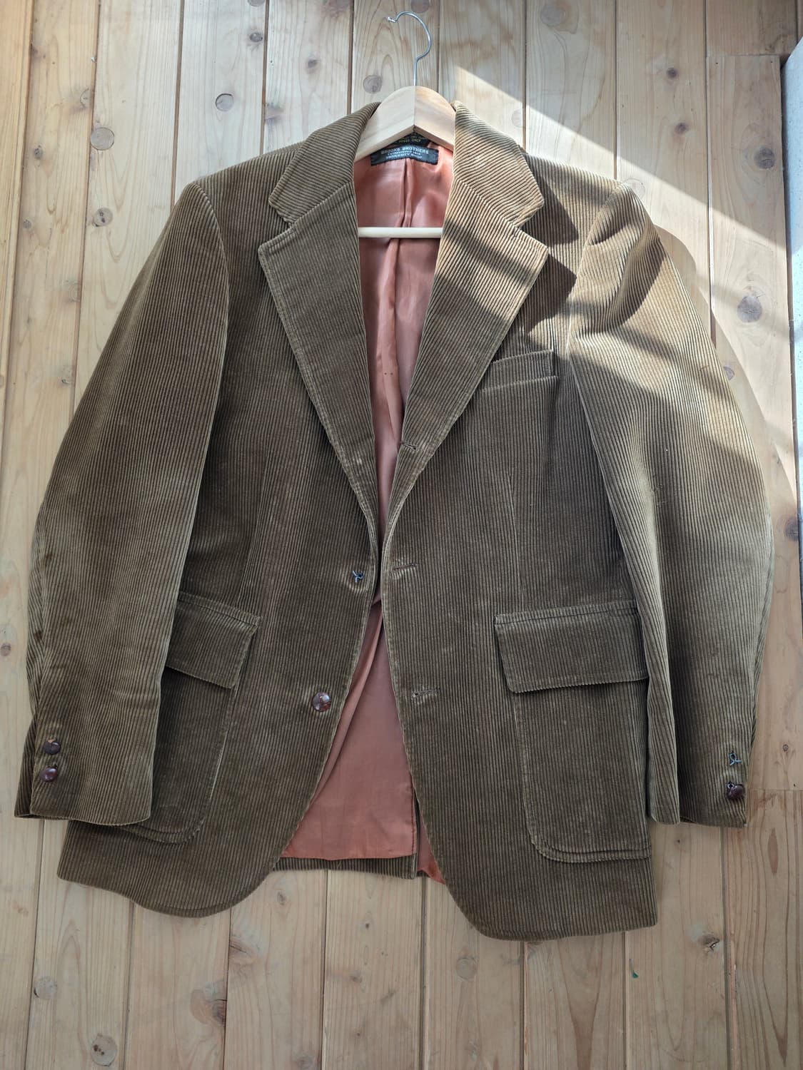 60s 빈티지 브룩스브라더스 코듀로이 골덴 블레이저 40R 70s 폴로  상품이미지1