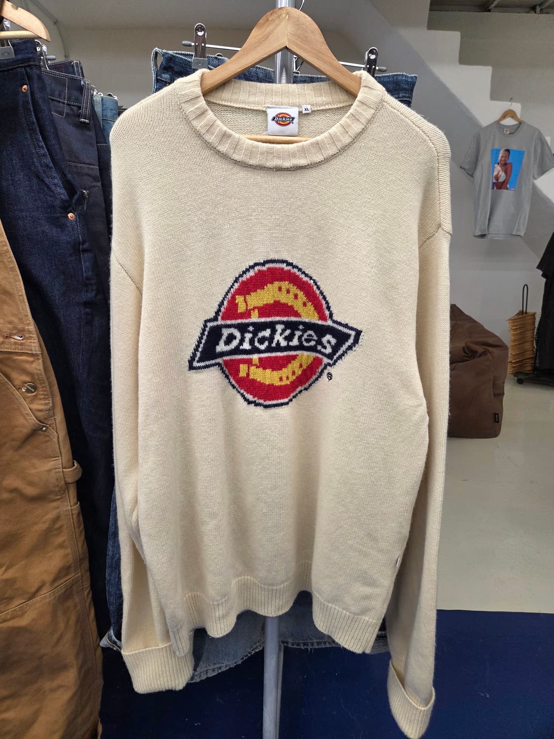 Dickies 디키즈 빅로고 올드스쿨 니트 상품이미지5