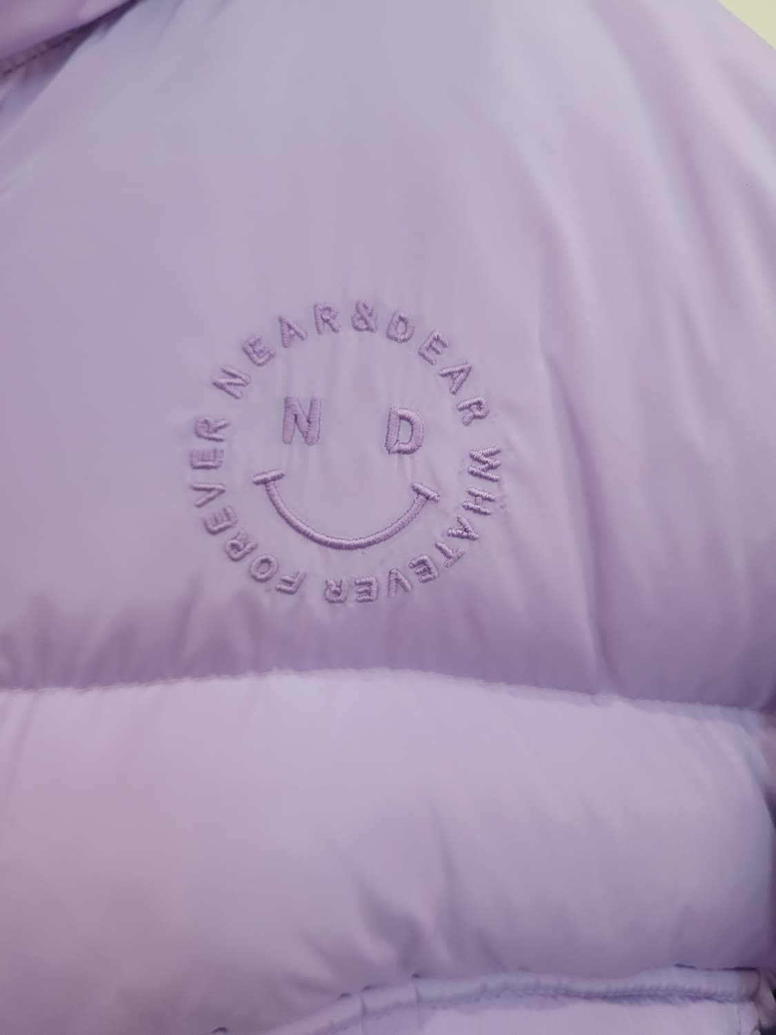 니어앤디어 라벤더 덕다운 숏 패딩 점퍼 프리사이즈 상품이미지3