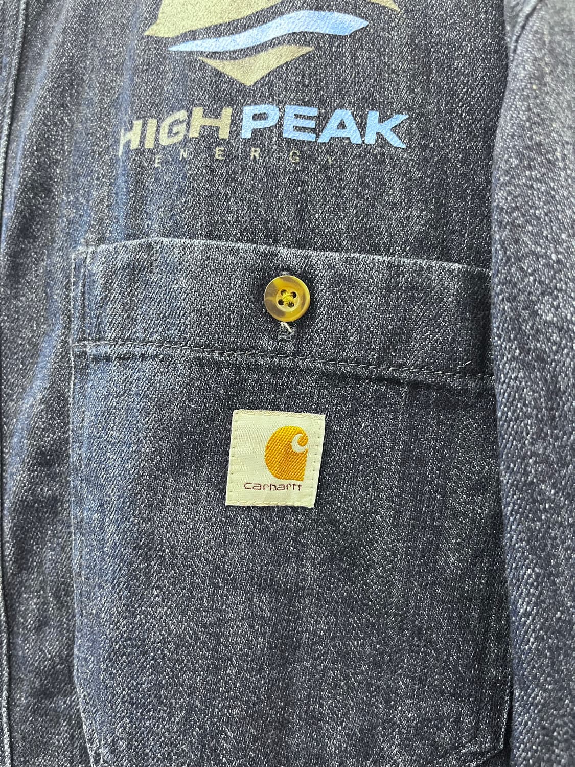 칼하트 데님 워크 셔츠 상품이미지2