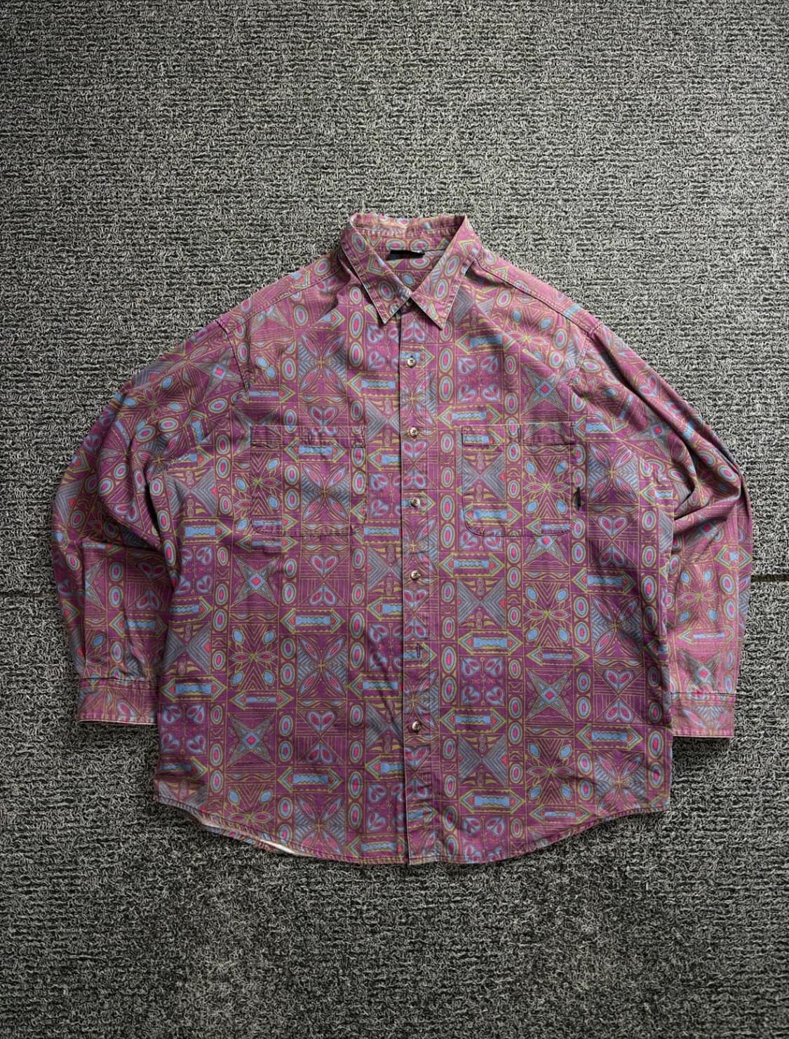 90s 파타고니아 네이티브 아즈텍 에스닉 셔츠 4175 상품이미지2