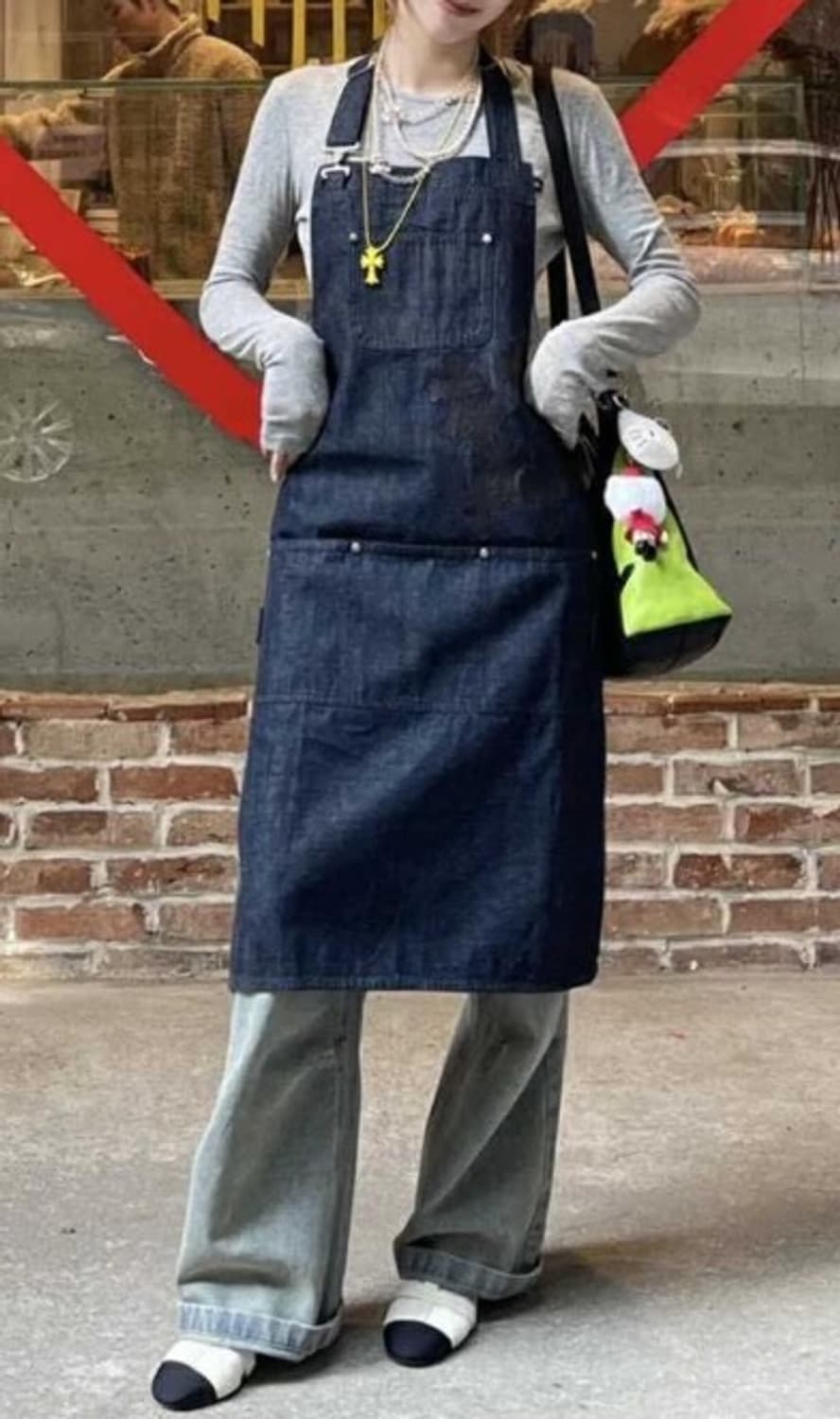 크롬하츠 데님 앞치마 상품이미지3