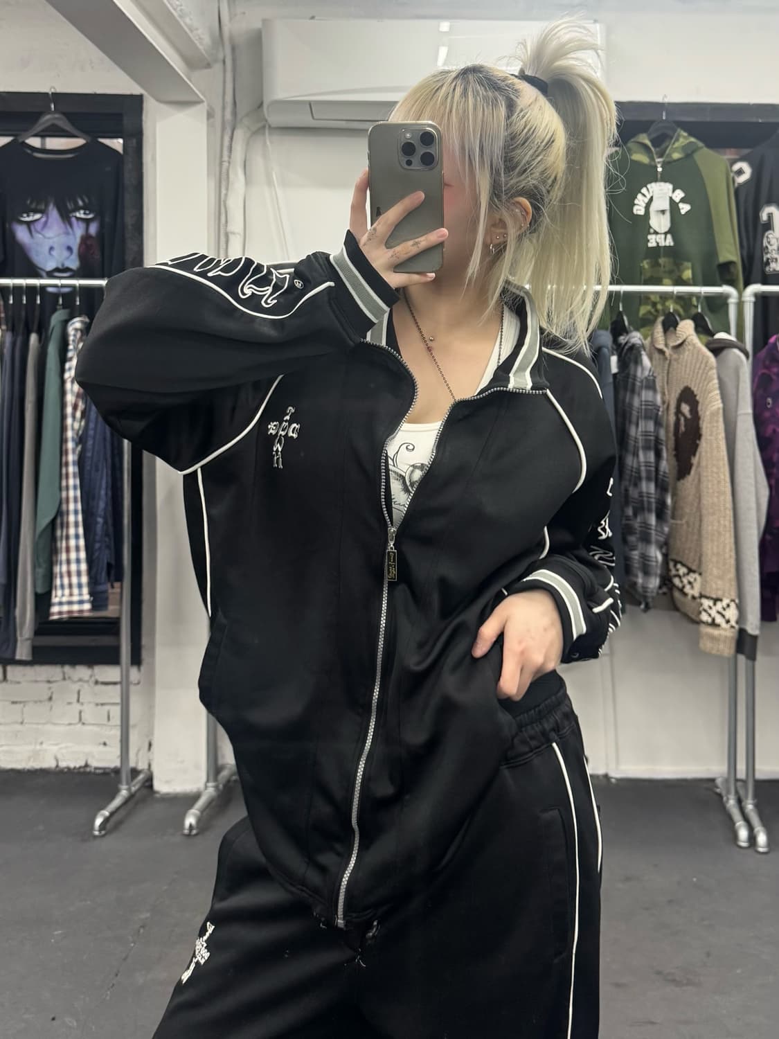 도그타운 사이드 로고 오리엔탈 프린팅 져지 상품이미지4