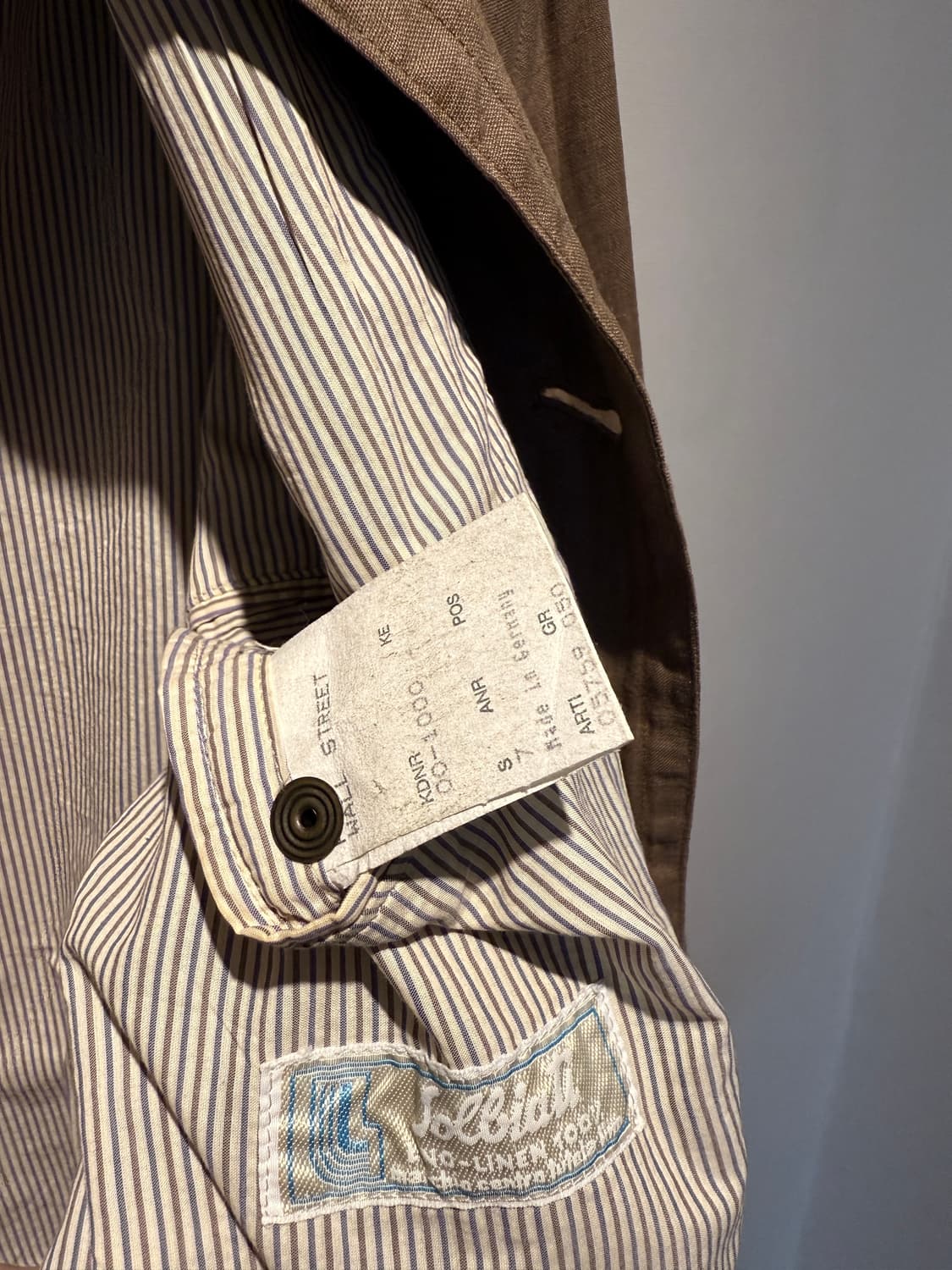 90s 'Solbiati' Linen Blouson Jacket 상품이미지10