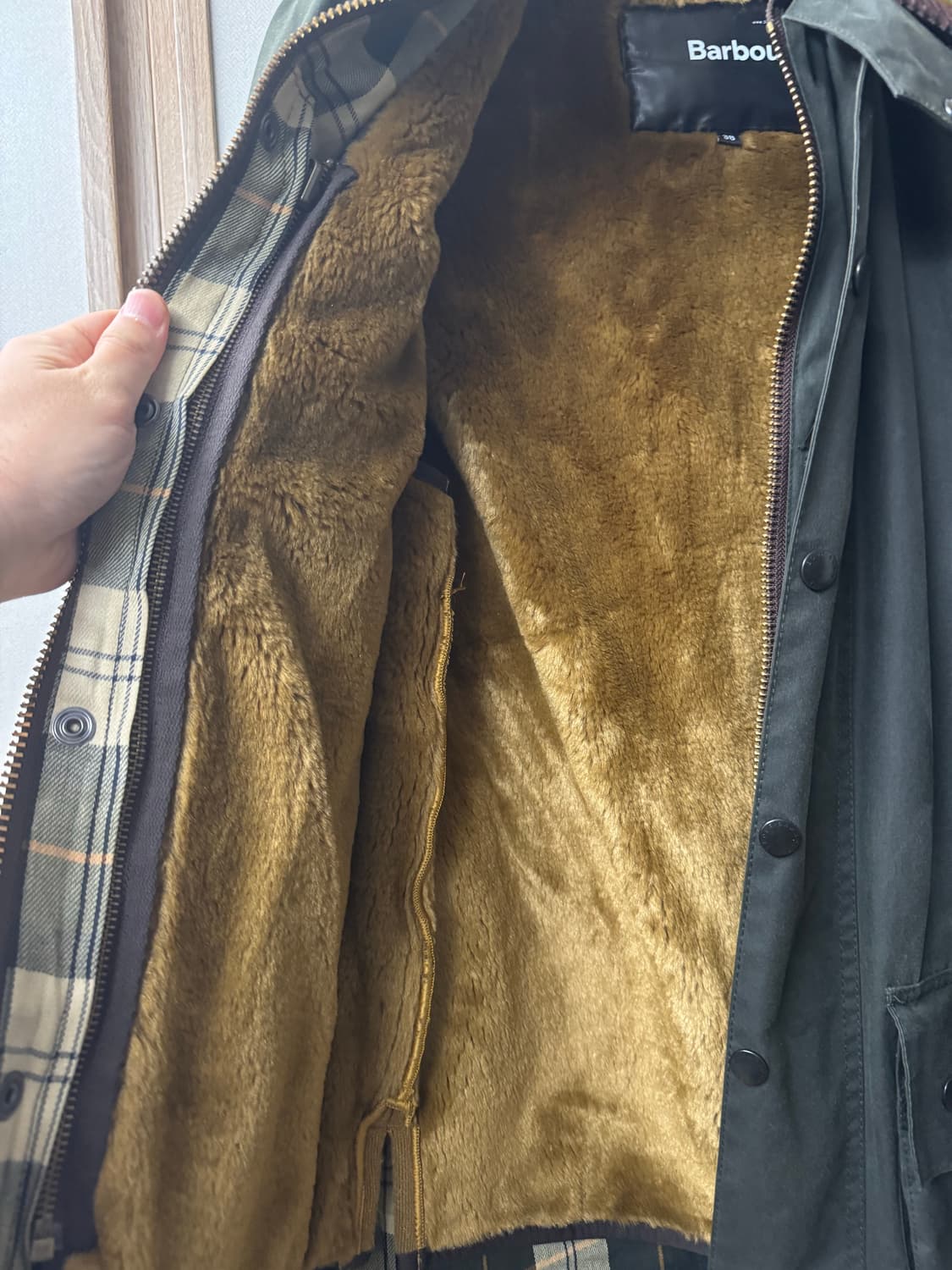 바버 뷰포트 왁스 자켓 올리브 38 상품이미지4