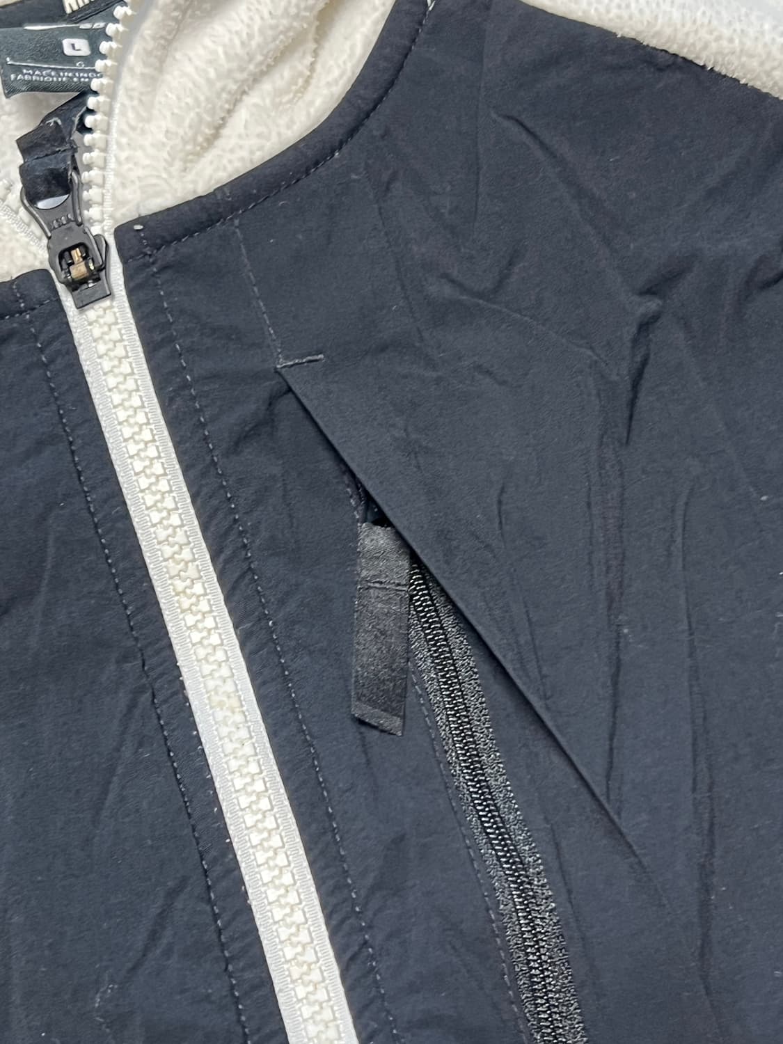 나이키SB 배색 플리스 후드집업 L 화이트 상품이미지4