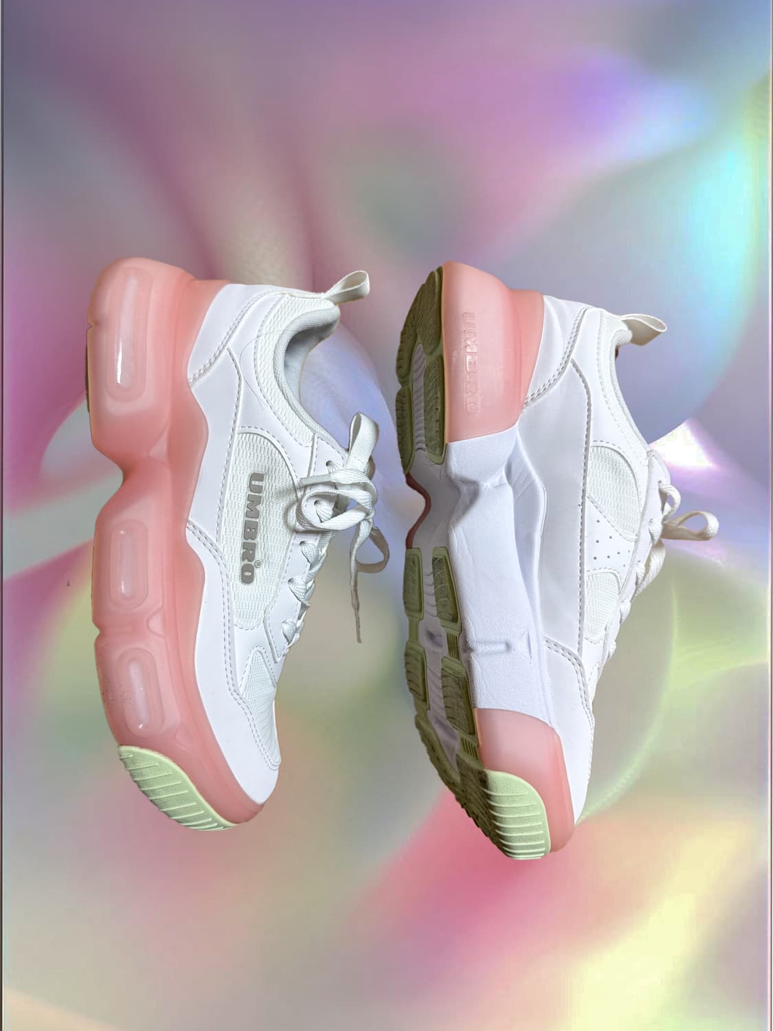 Umbro BIGTER 엄브로 빅터 화이트핑크 250 상품이미지1