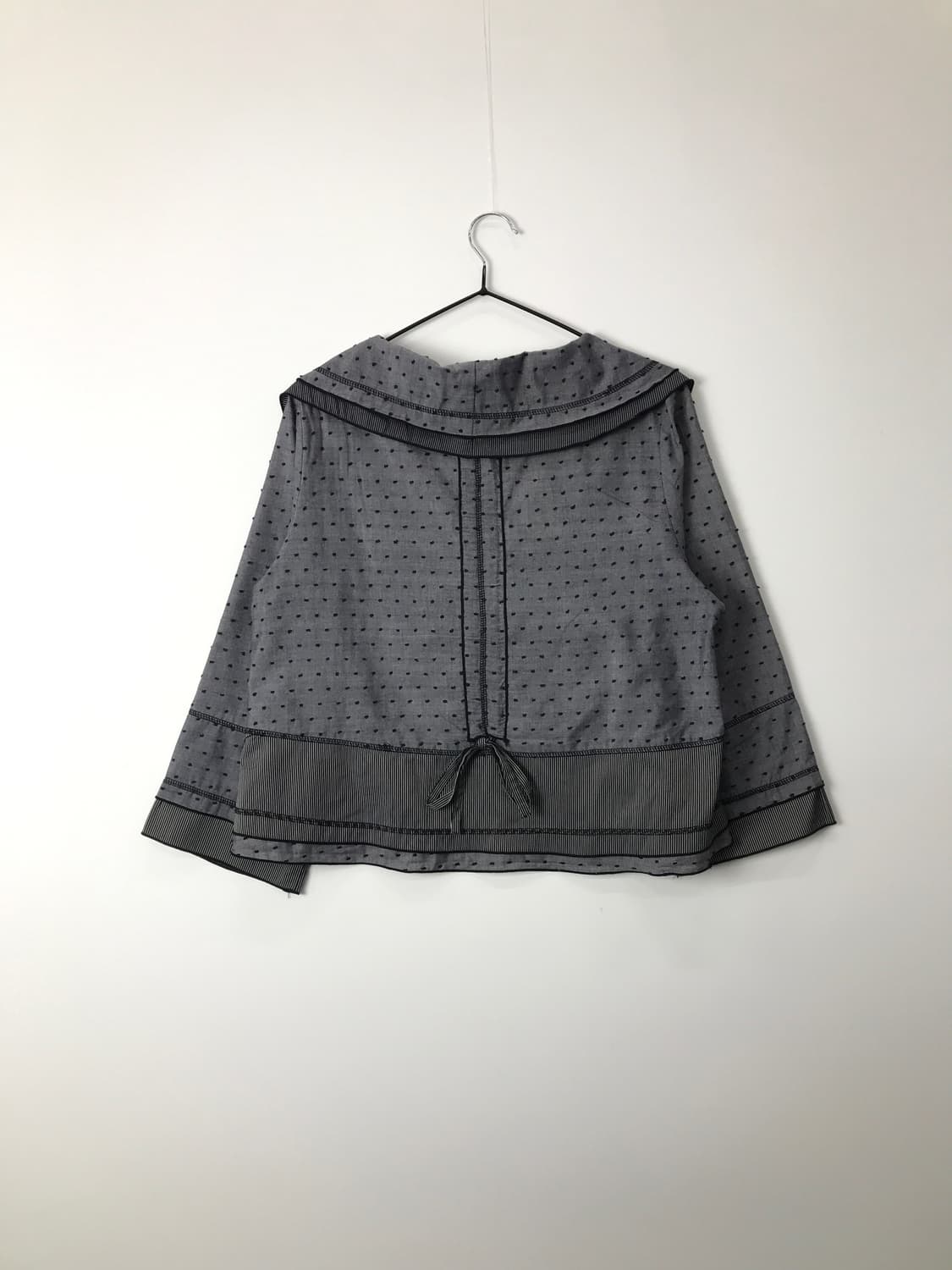 Jpn Dot Ribbon Bolero Crop Jacket 상품이미지4