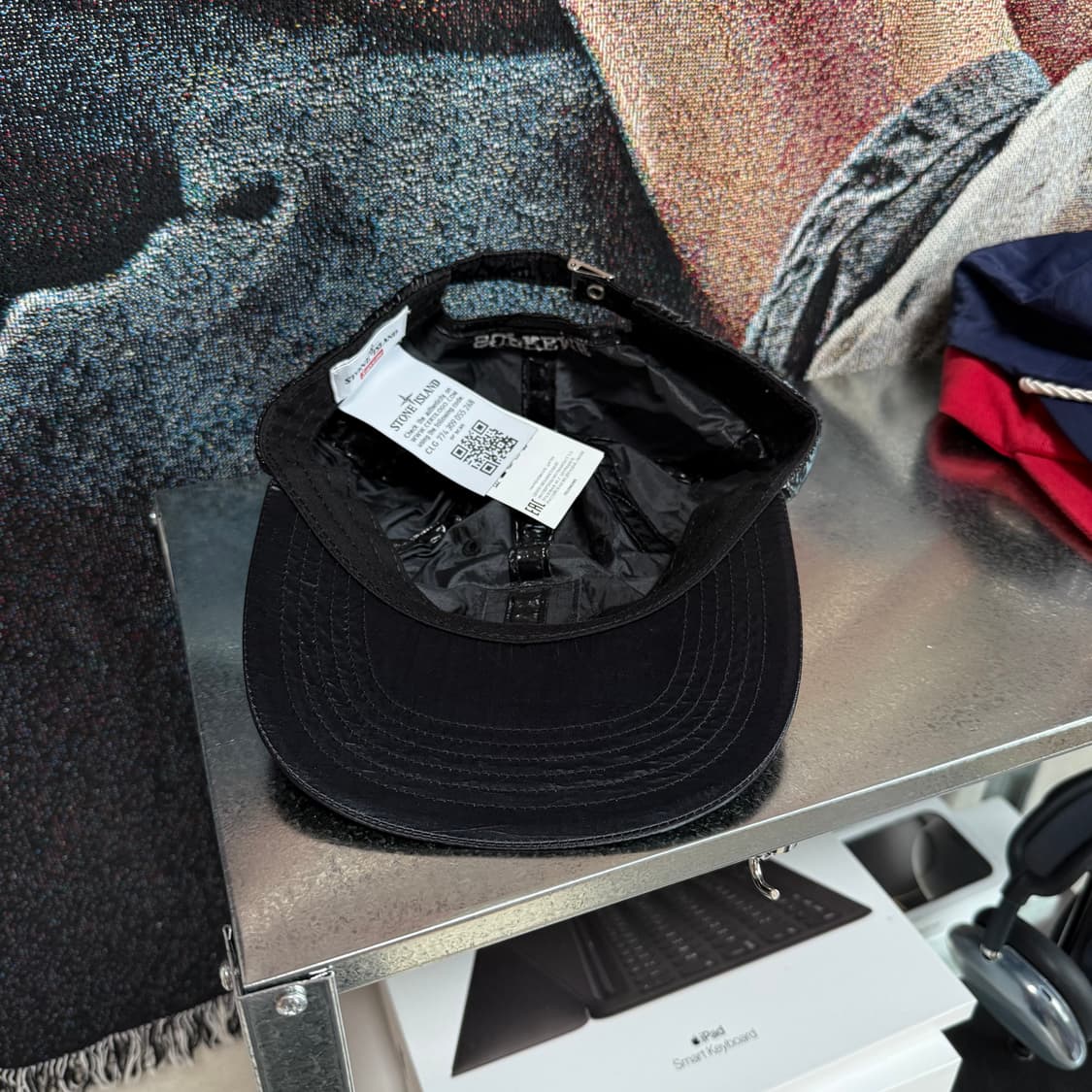 슈프림 스톤아일랜드 실크 캡 상품이미지2