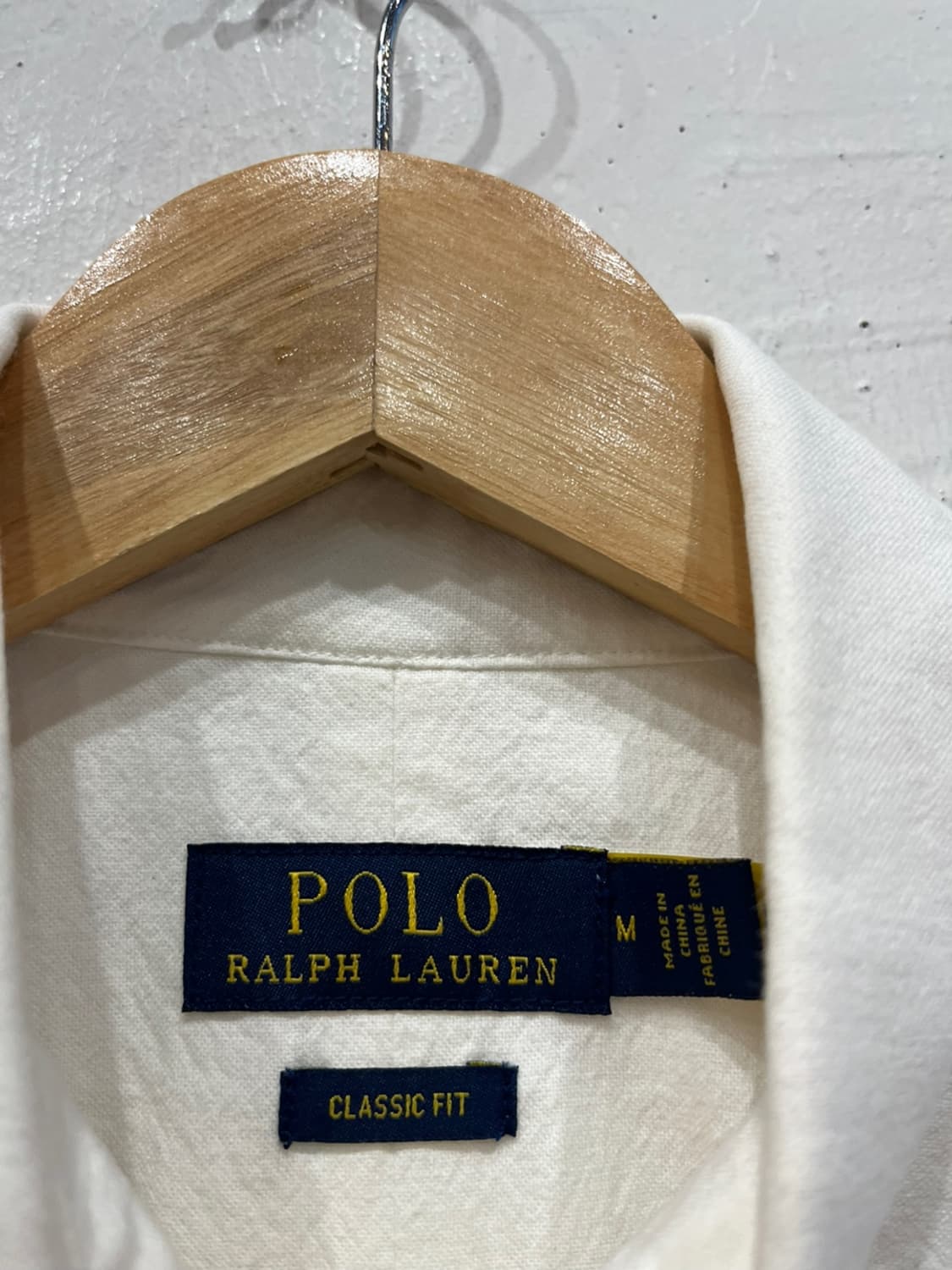 폴로랄프로렌 클래식핏 화이트 셔츠 M 상품이미지3