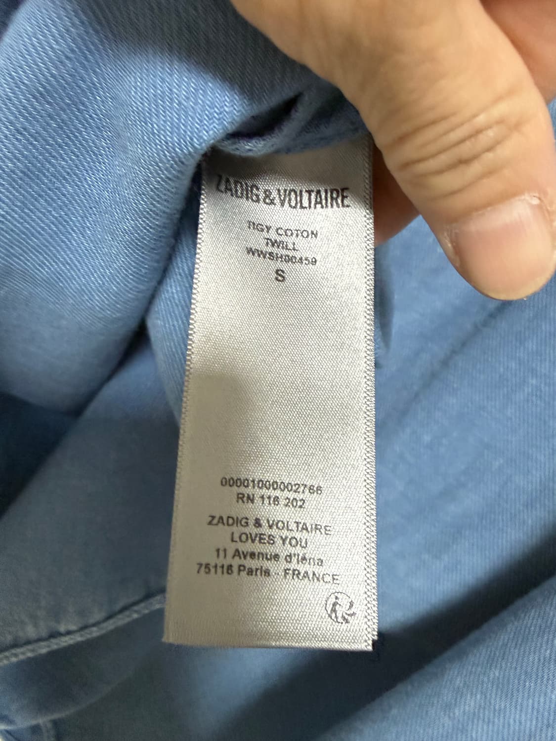 자딕앤볼테르(Zadig & Voltaire)의 Tigy 자수코튼 블라우스 상품이미지6