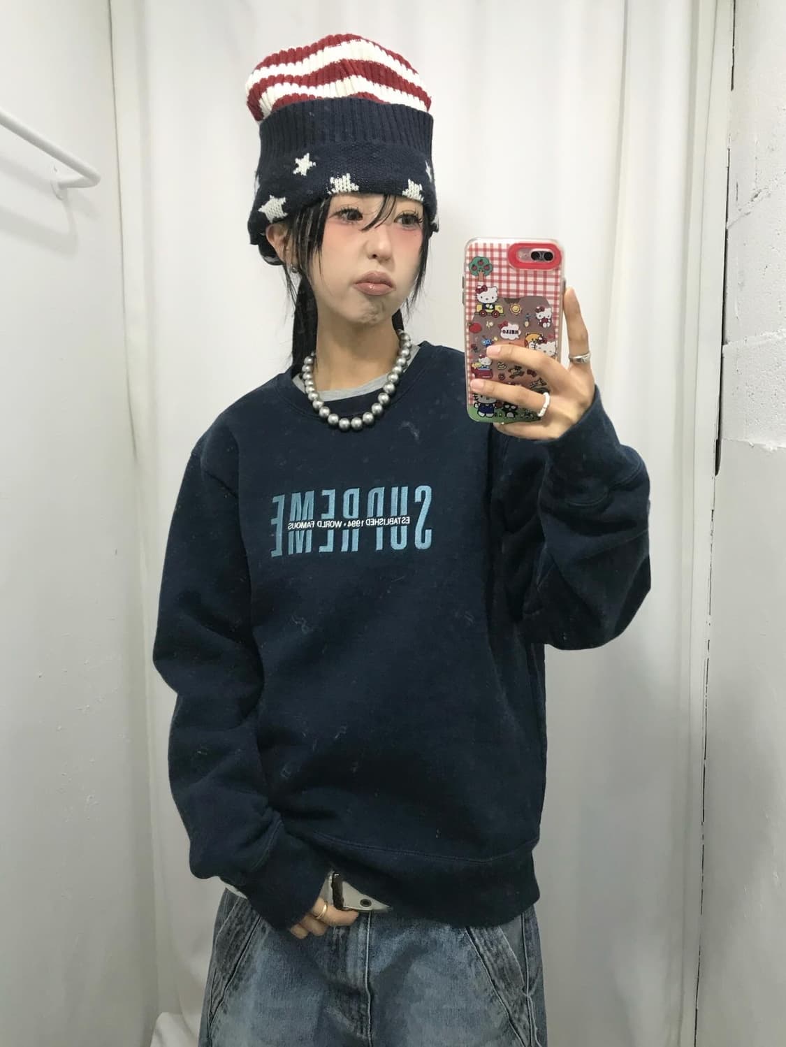 Supreme World Famous Crewneck - 18Fw 상품이미지6