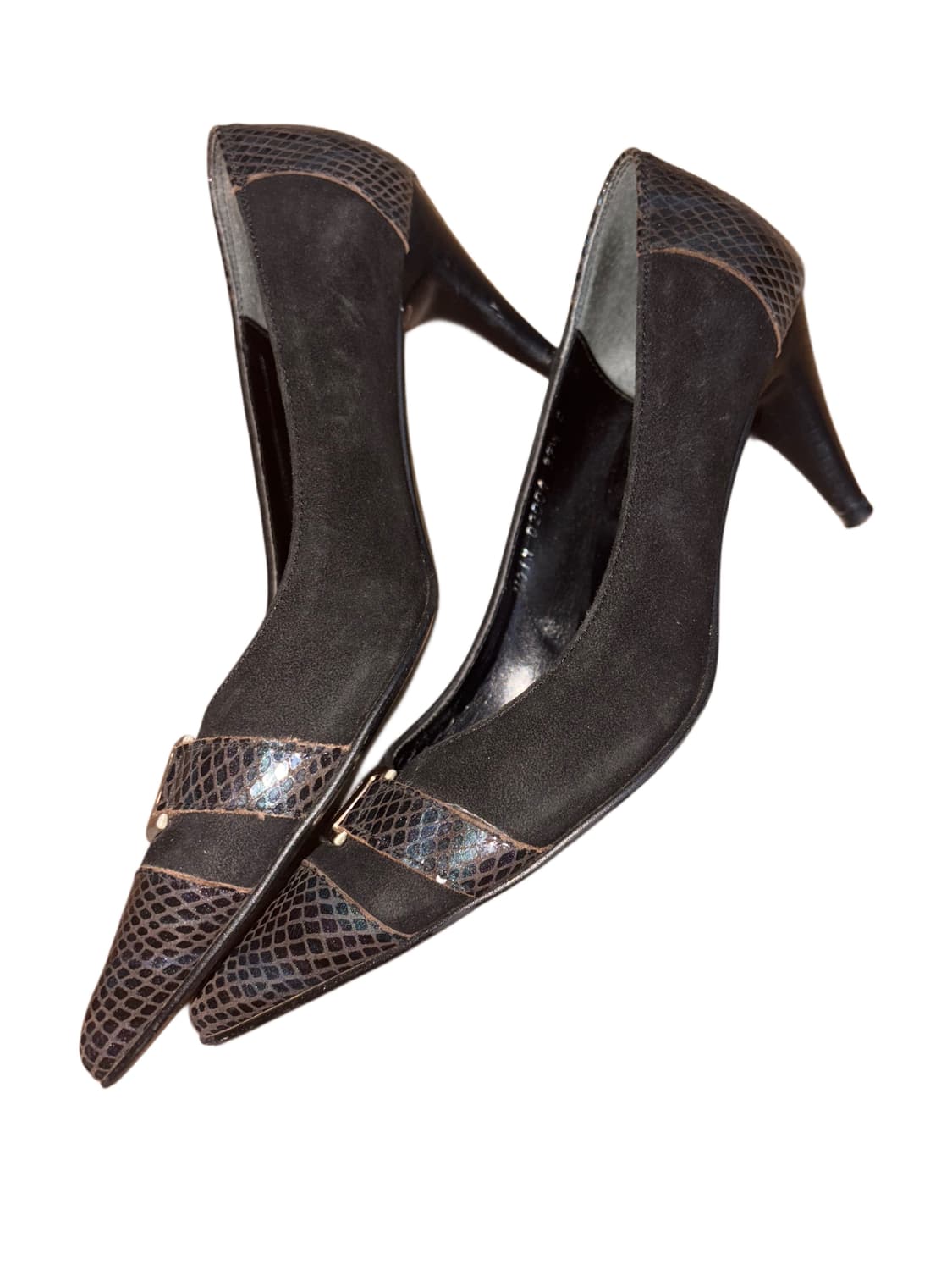 살바토레 페라가모 빈티지 파이톤 펌프스 힐 상품이미지3