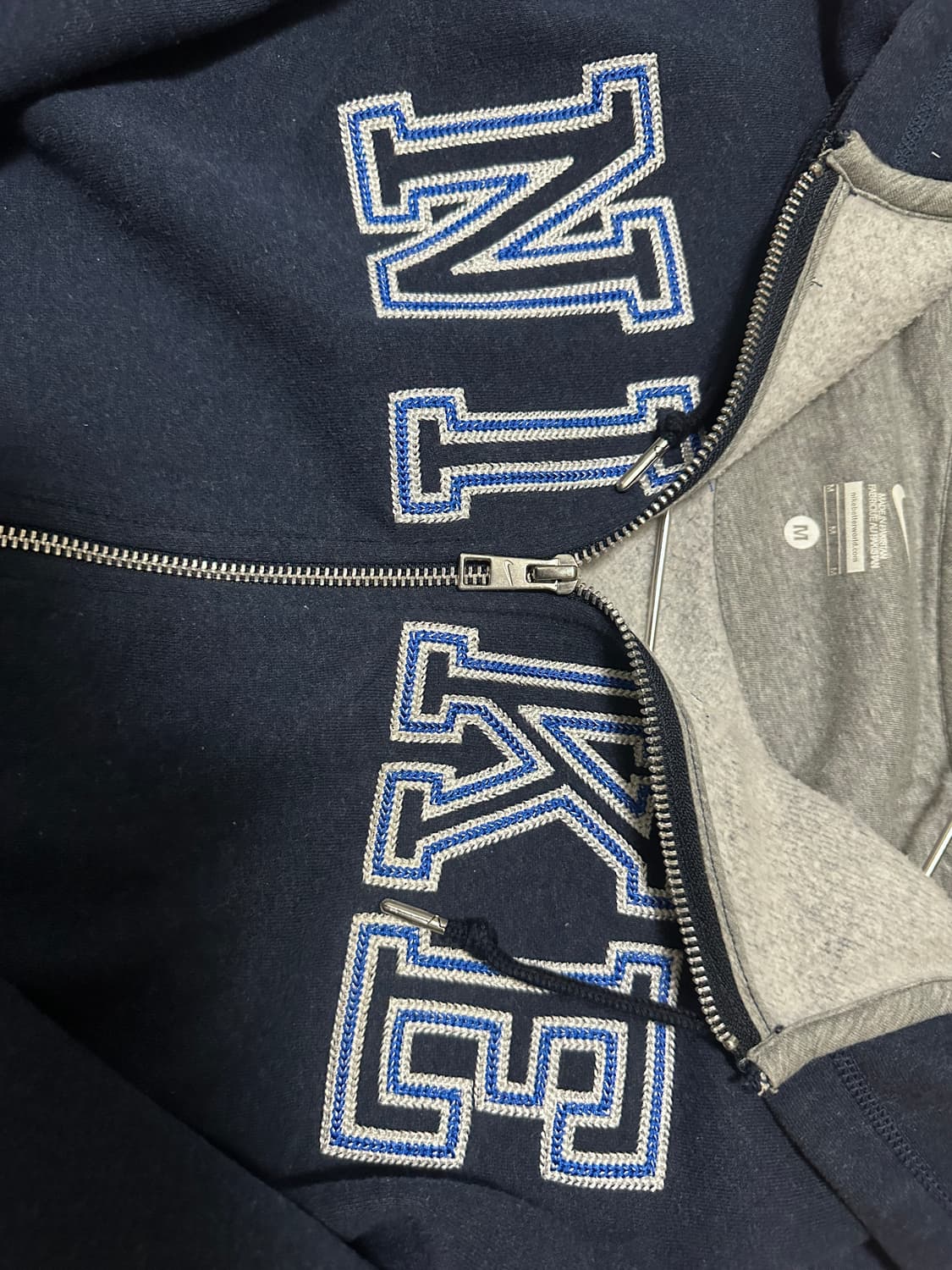 [M] 00‘s 나이키 알파벳 후드집업 상품이미지2