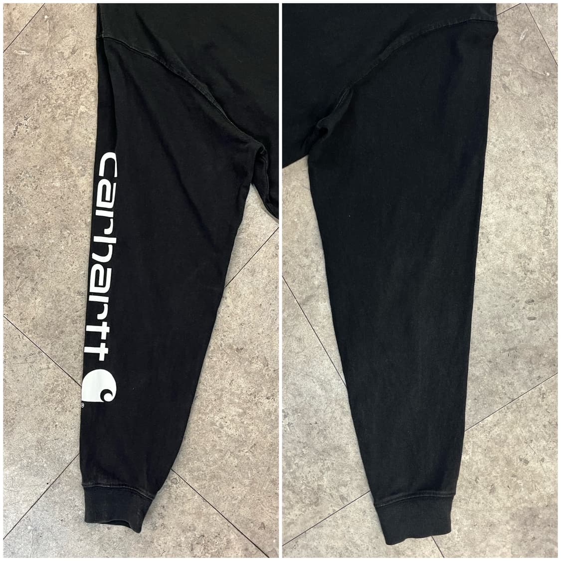 칼하트 롱슬리브리스 긴팔티 블랙 L #csz3647 상품이미지8