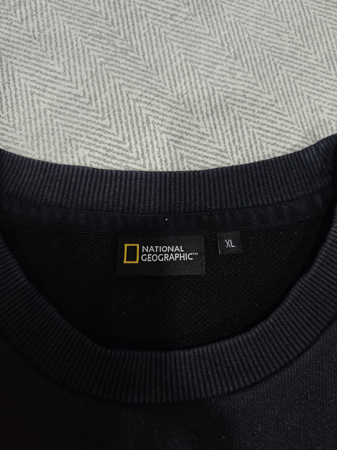 내셔널지오그래픽 검정색 맨투맨 티셔츠 XL 105 상품이미지5