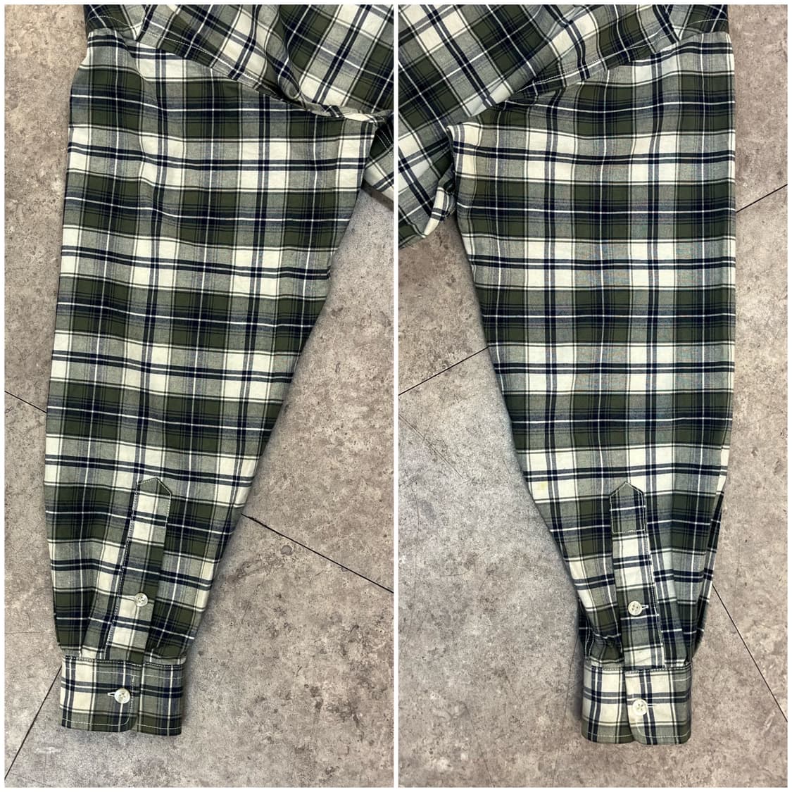 디스이즈네버뎃 체크 셔츠 그린 S #csz3278 상품이미지8