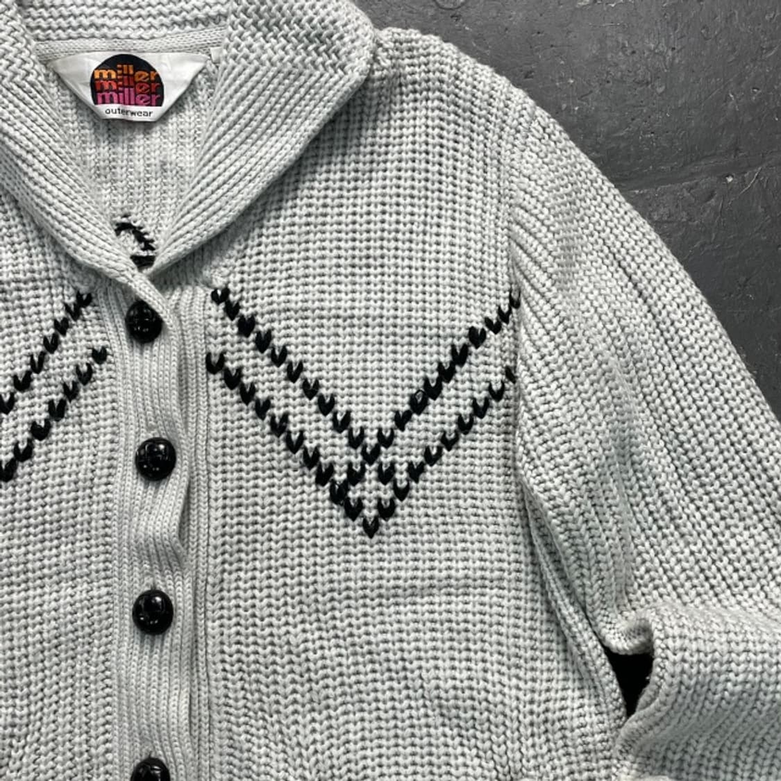 100 밀러 90s 홀스 헤드 웨스턴 코위찬 자켓 상품이미지2