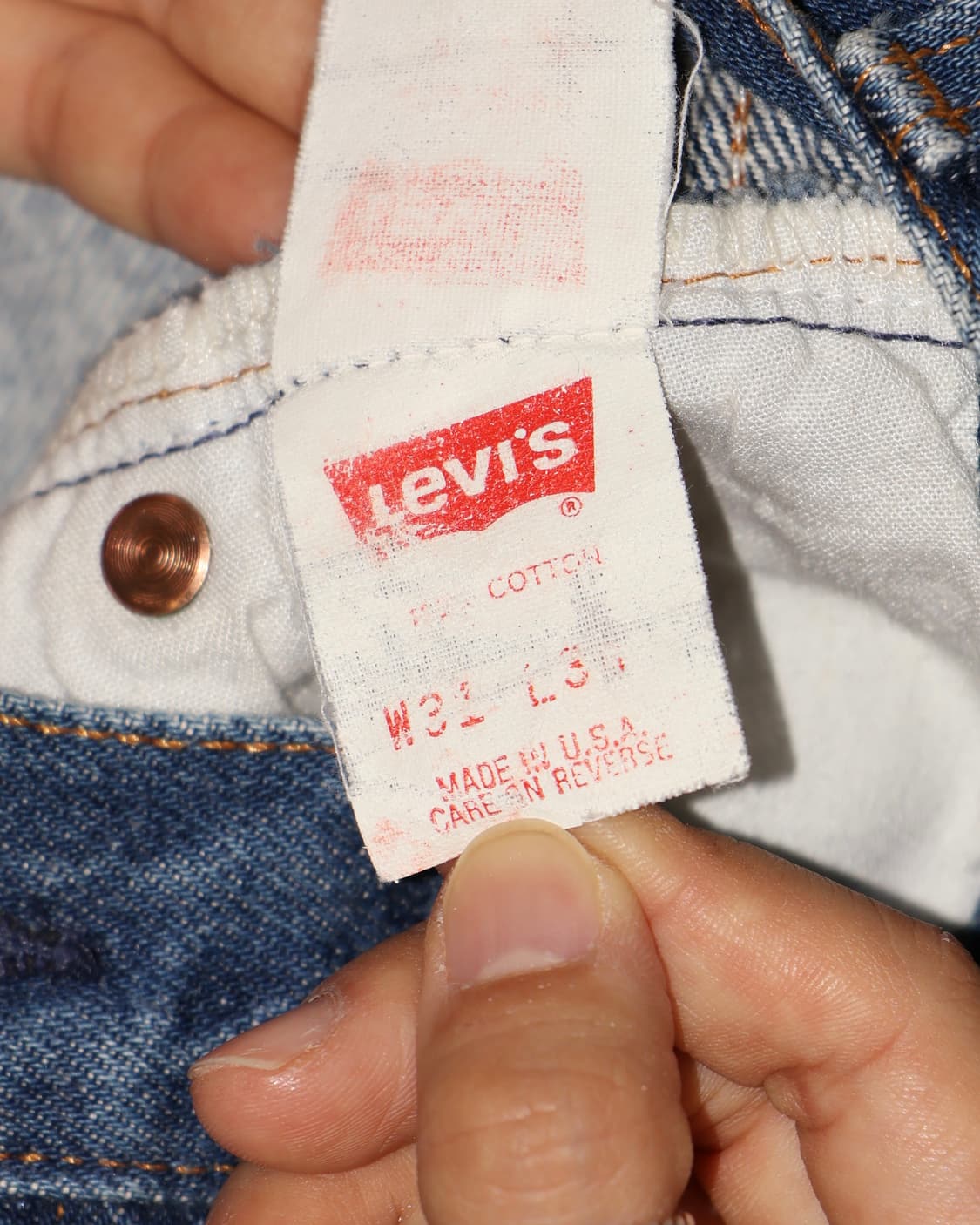 90‘s USA made 리바이스 501 데님팬츠 [SE-195] 상품이미지9