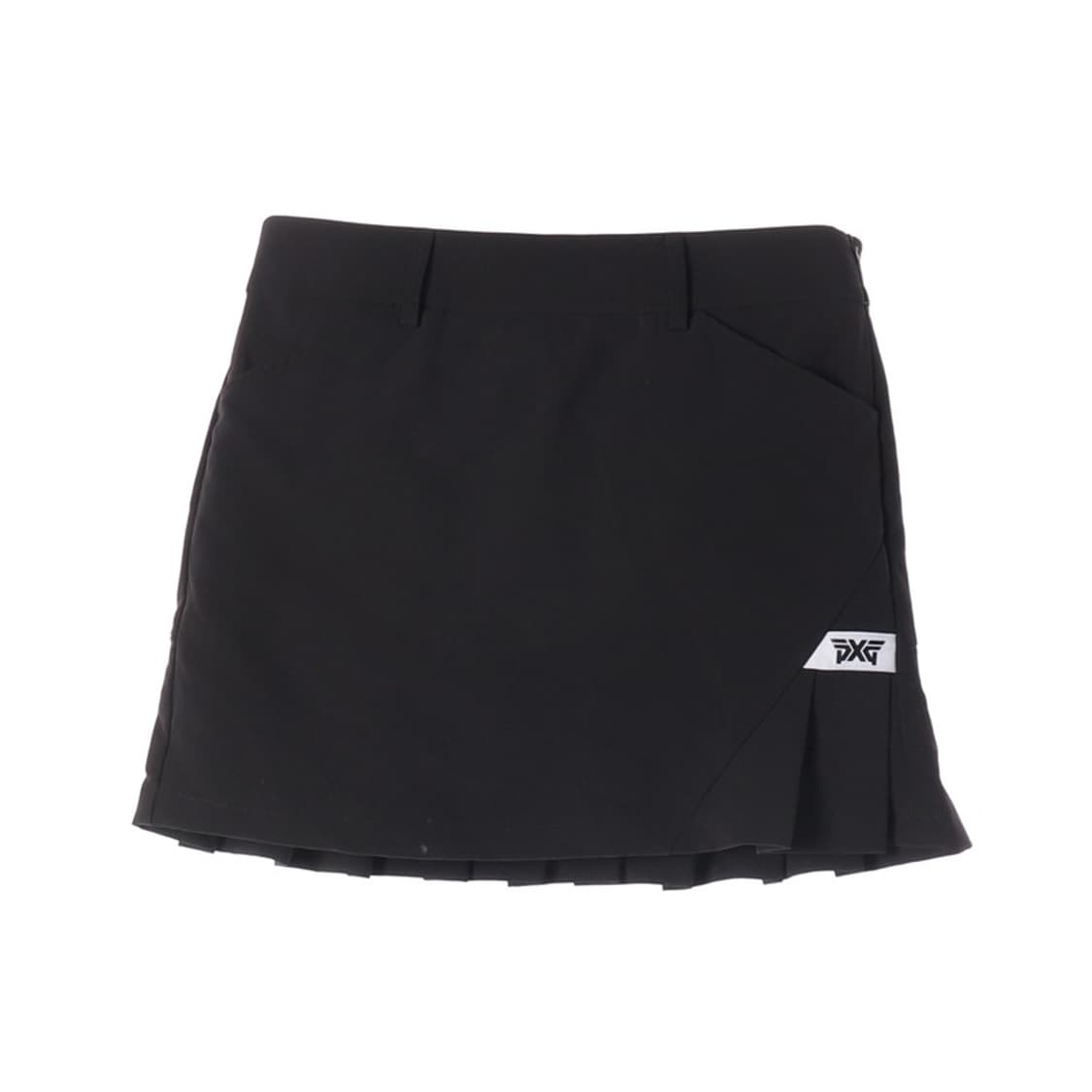 PXG 블랙 플리츠 골프 스커트 큐롯 상품이미지1