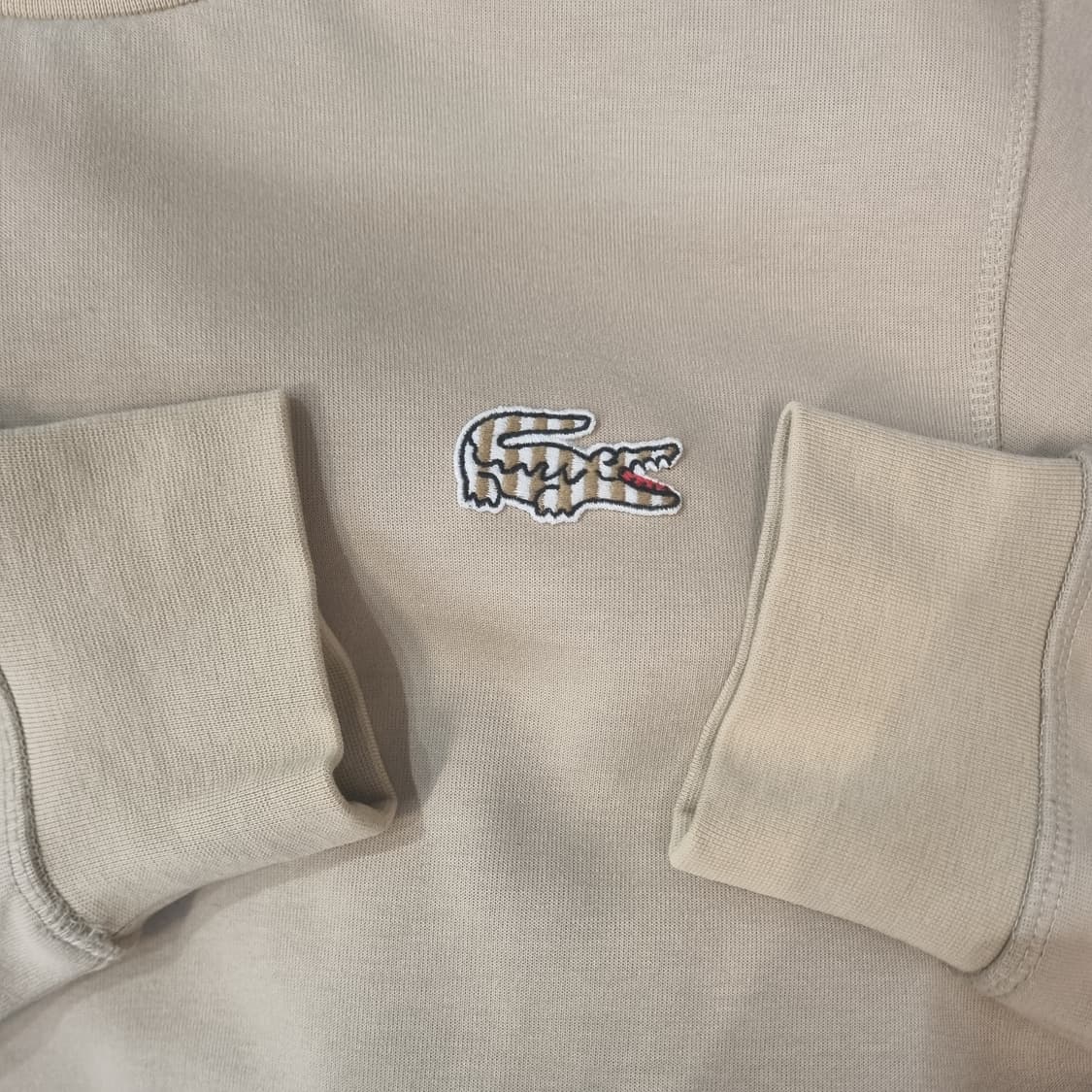 LACOSTE 라코스테 베이지 맨투맨 95 상품이미지5
