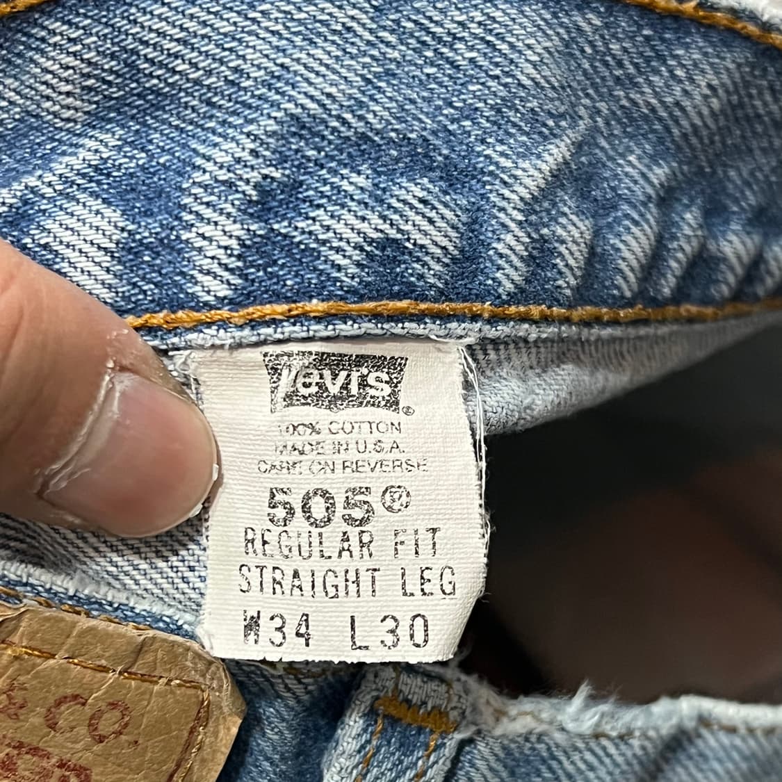  USA 리바이스 505 데님 팬츠 y14707 상품이미지7