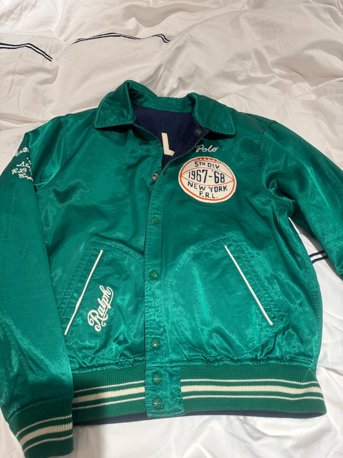 폴로 코듀로이 리버시블 바시티 자켓(새상품) M 상품이미지8