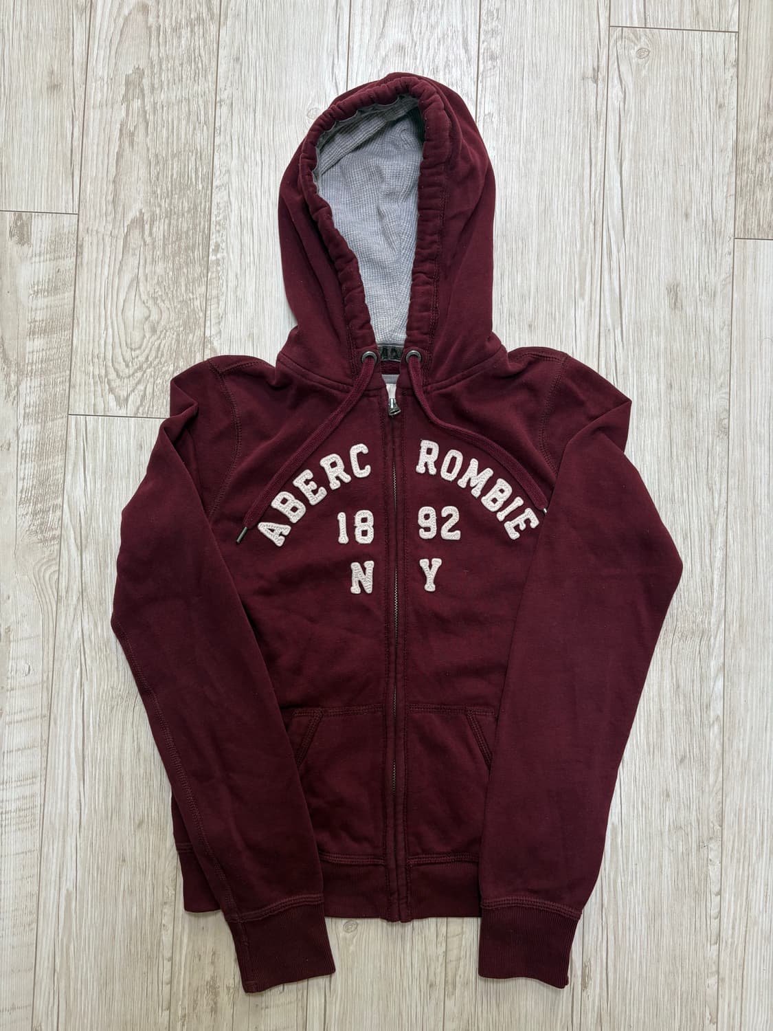 아베크롬비 후드집업 버건디 s 상품이미지1