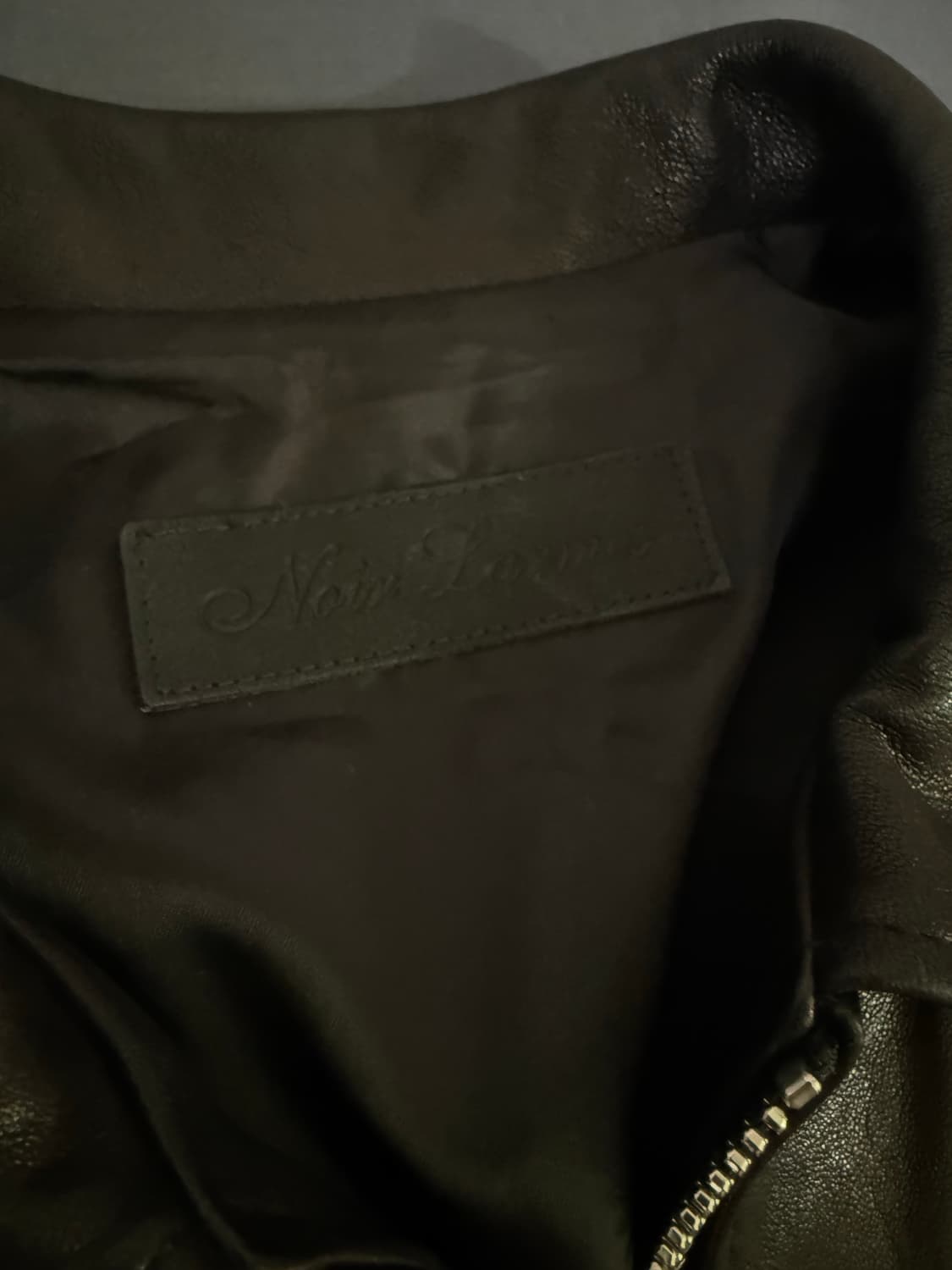 느와르 라르메스 jk8 싱글 레더 자켓 50사이즈 상품이미지5