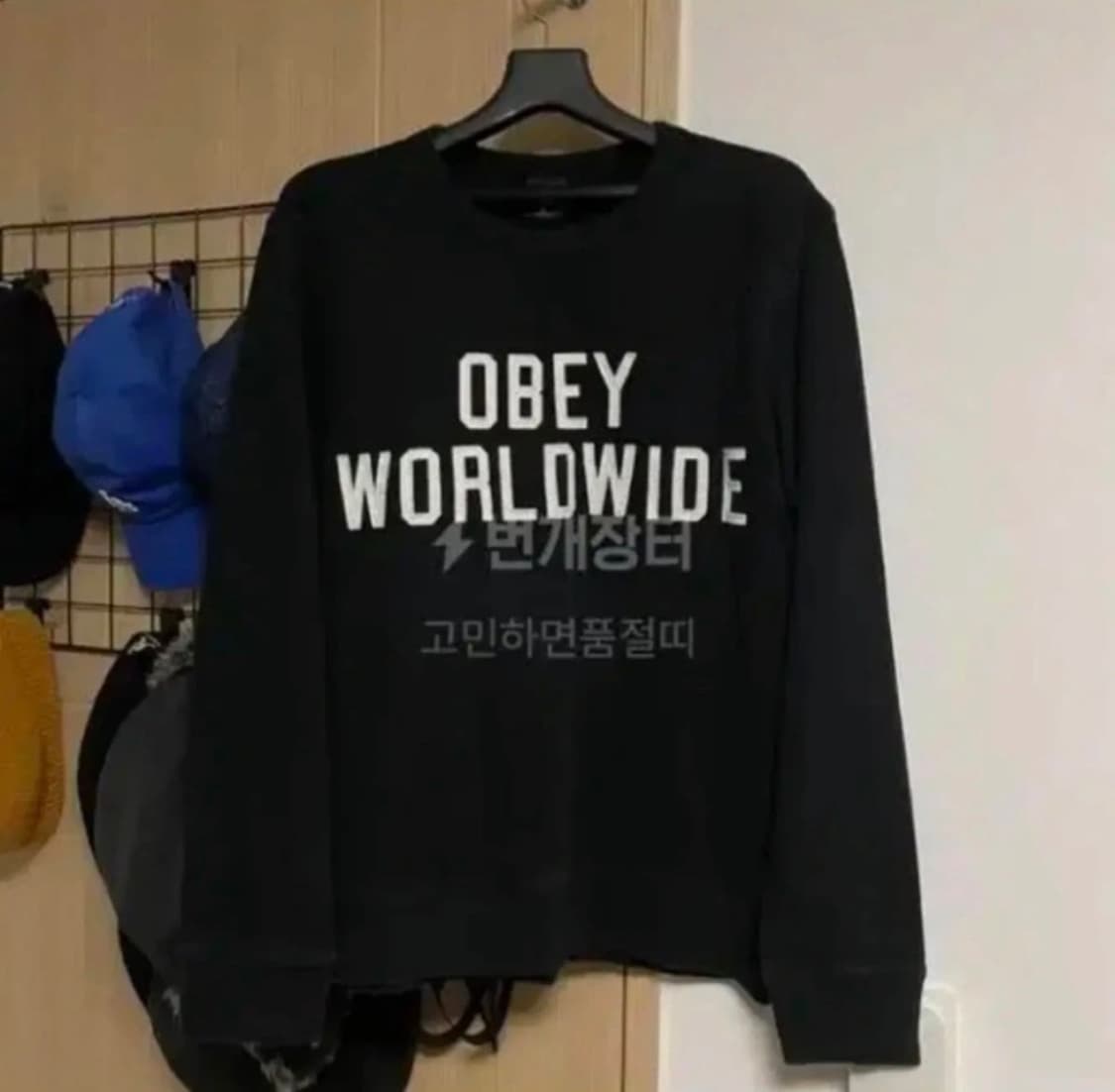 [M]오베이 월드와이드 맨투맨 상품이미지2