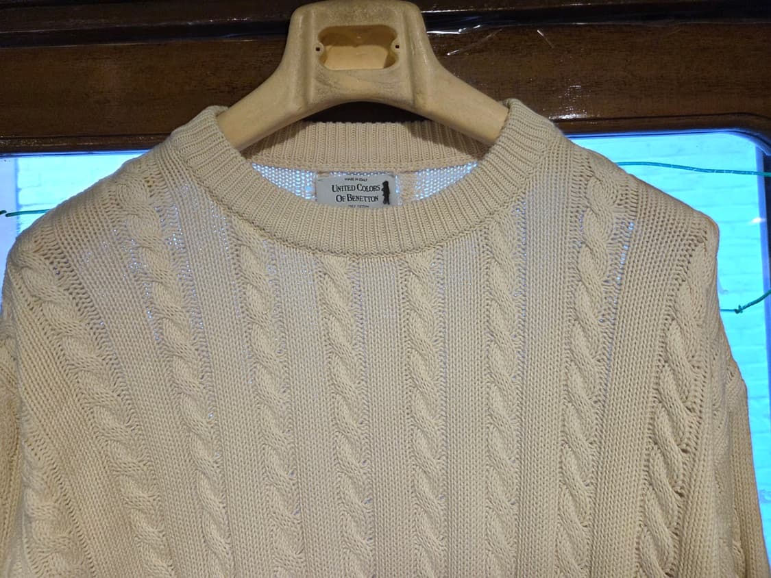 90'S 베네통 케이블니트 상품이미지6