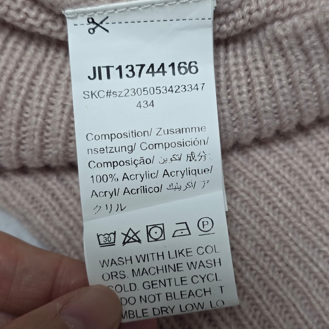 SHEIN)빈티지 핑크리본st 히메갸루 발레코어 가오리핏 긴팔니트 상품이미지8