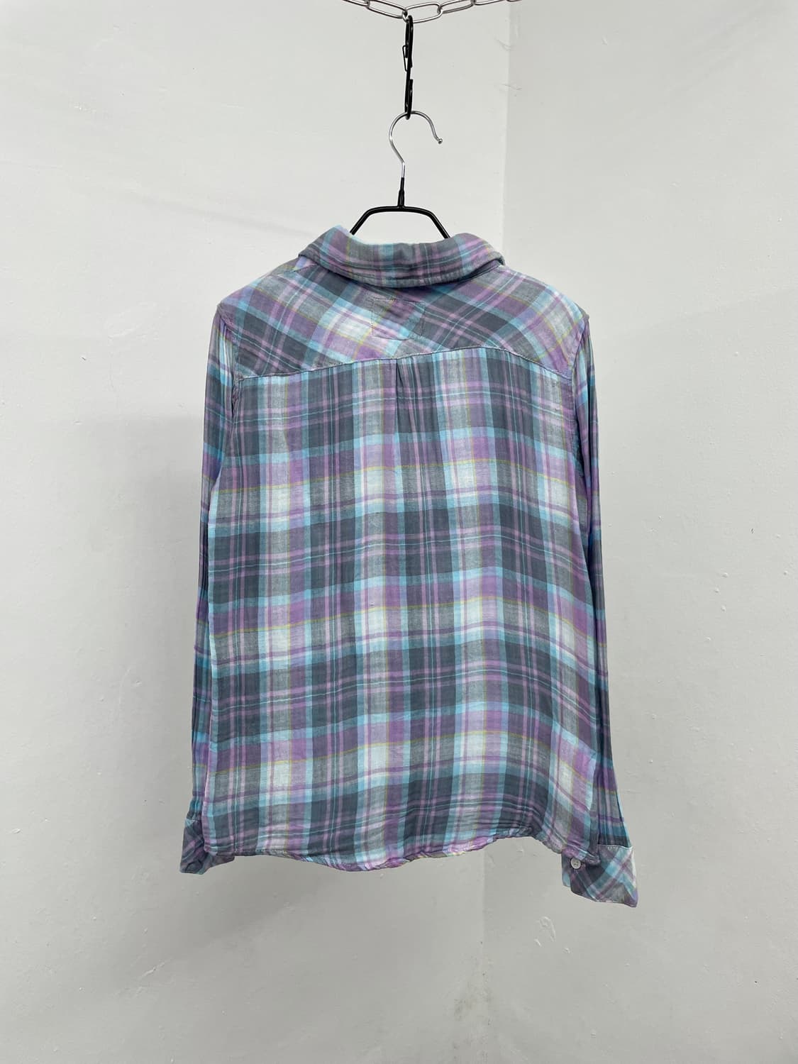 캔디 체크 포켓 셔츠 상품이미지7