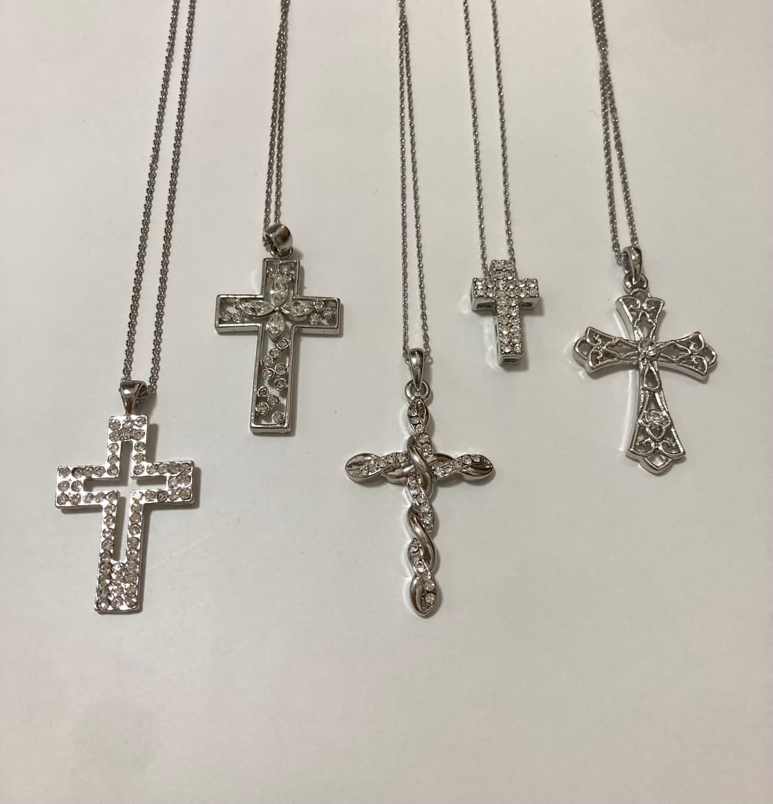 빈티지 큐빅 십자가 목걸이 상품이미지4