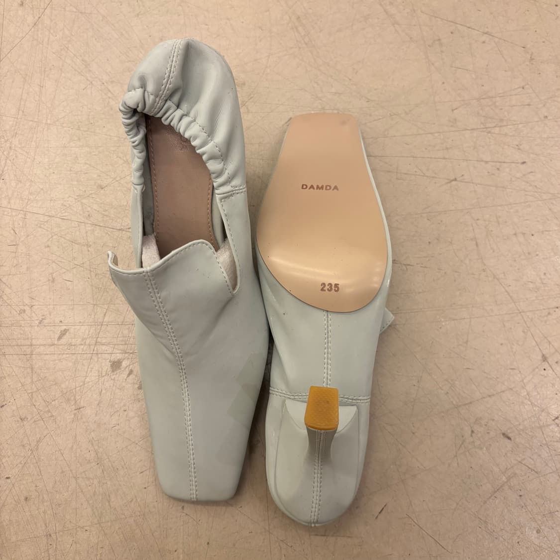 빈티지 셔링 스퀘어토 힐 상품이미지3